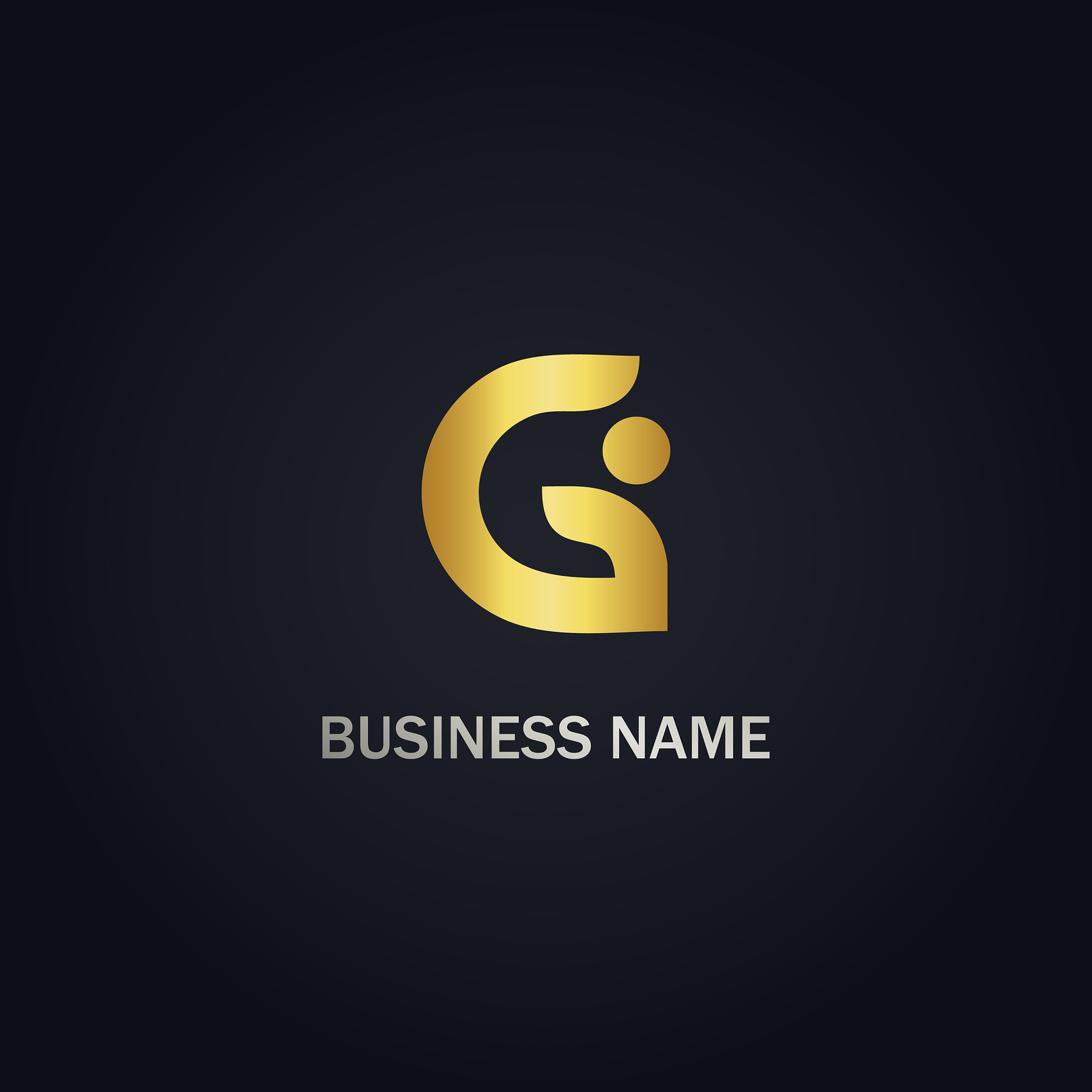 g initial gold logo
