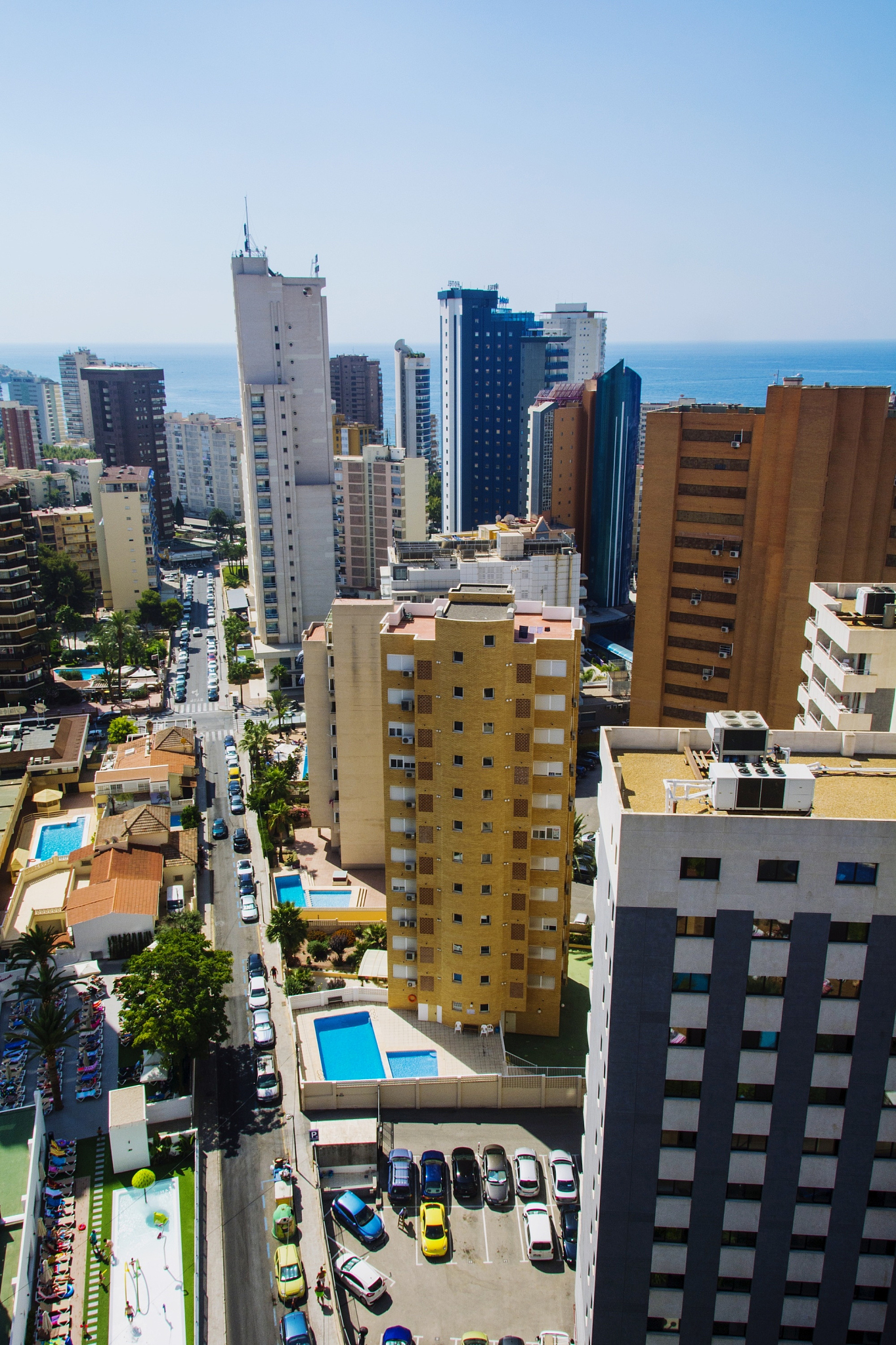 high angle view of cityscape
