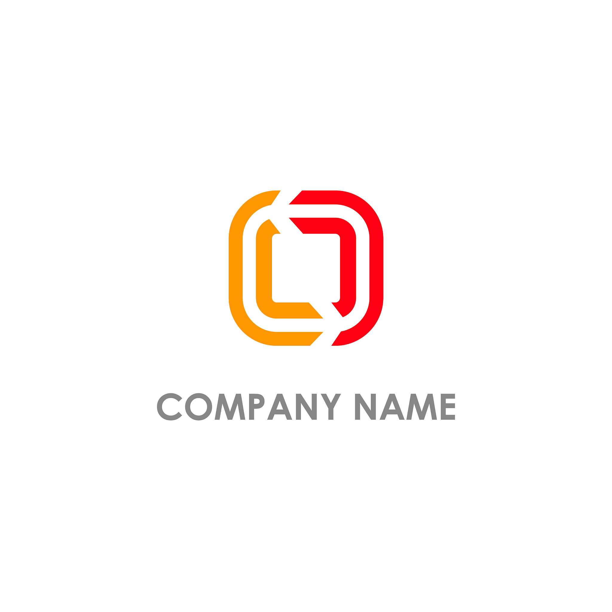 square line circle colored company logo