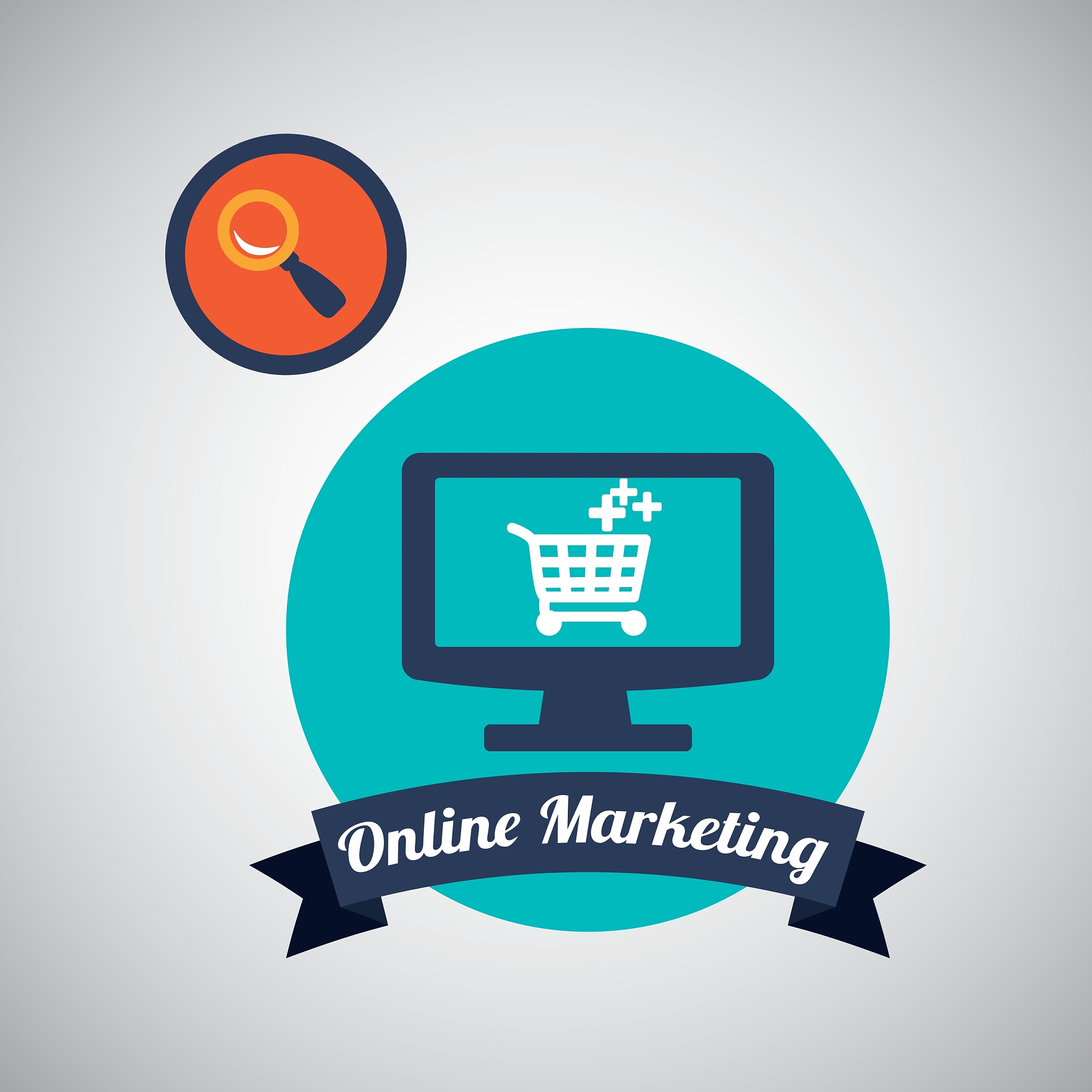 marketing online design ecommerce icon isolated