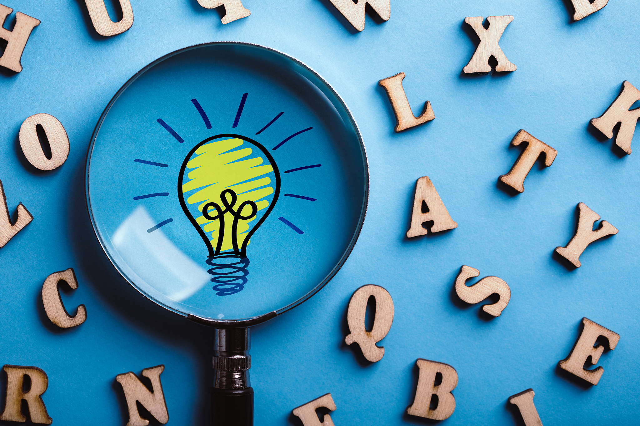 creative idea and innovation concept