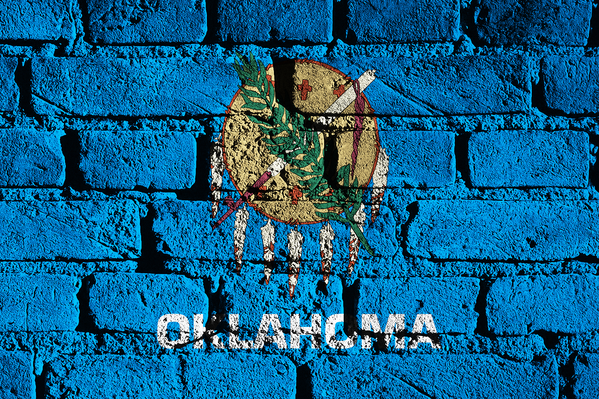 us state flag of oklahoma
