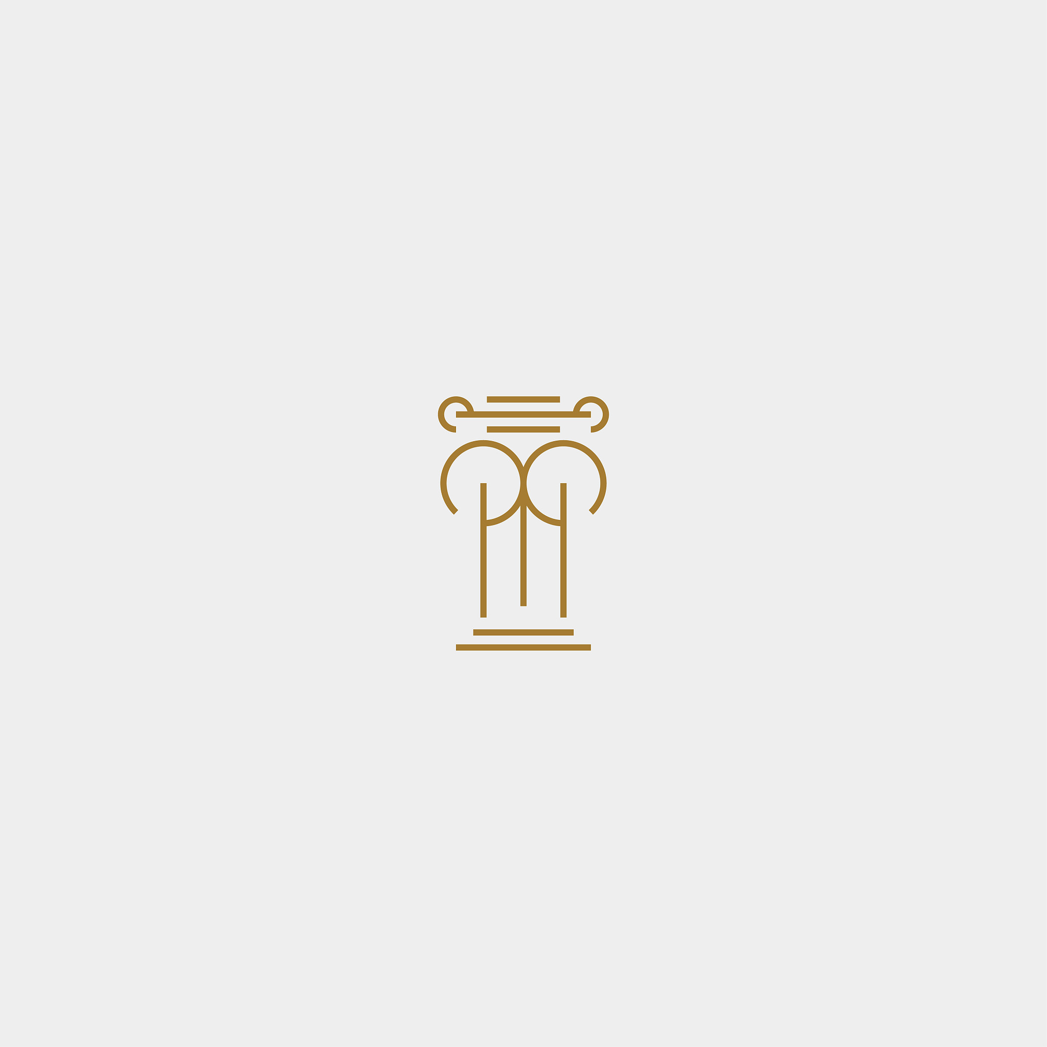 pillar attorney vector design icon