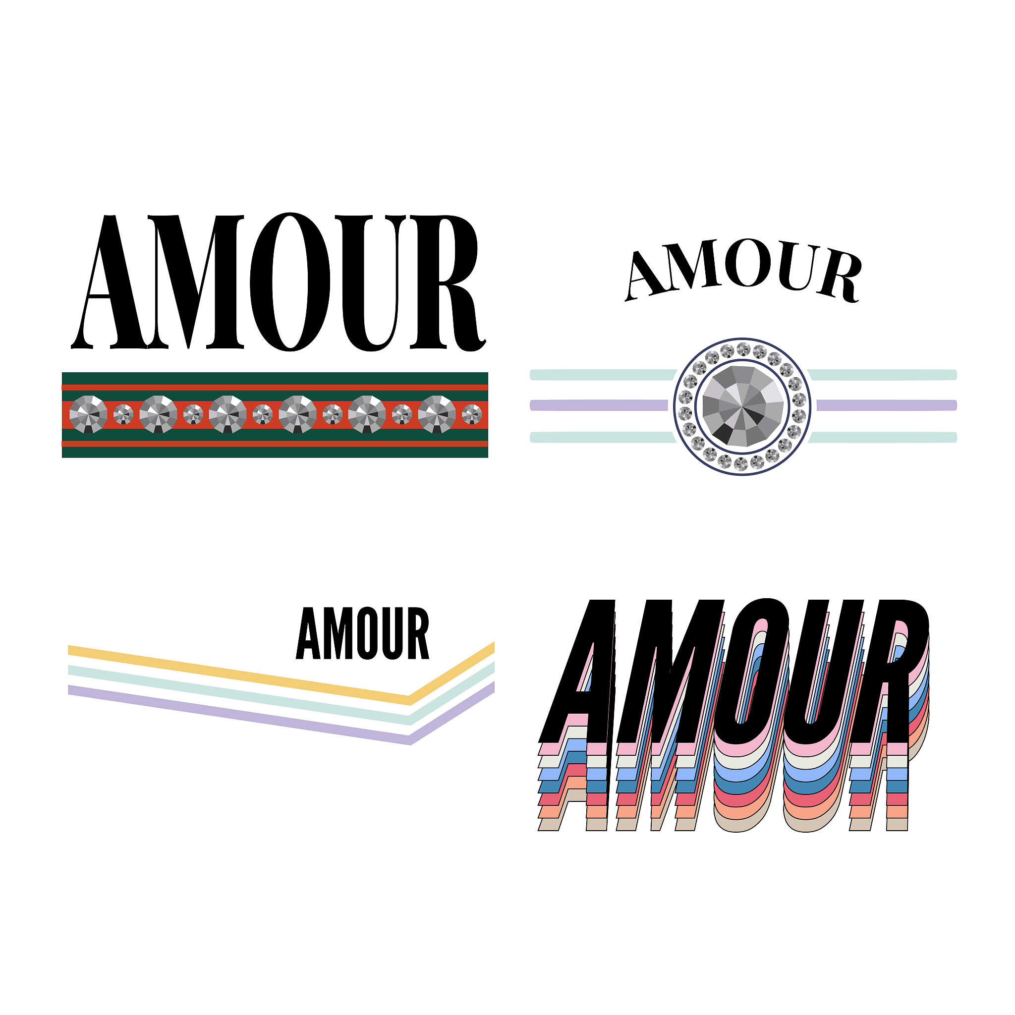 amour slogan modern fashion slogan for t-shirt graphic vector pr