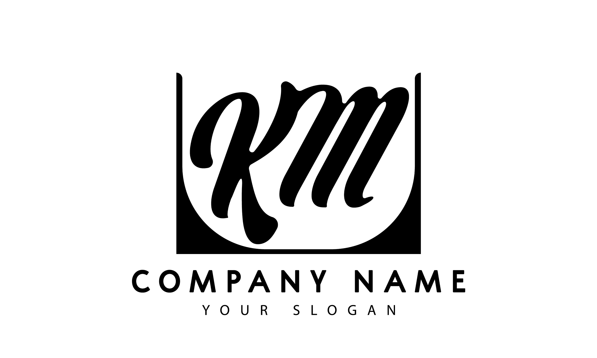 km logo