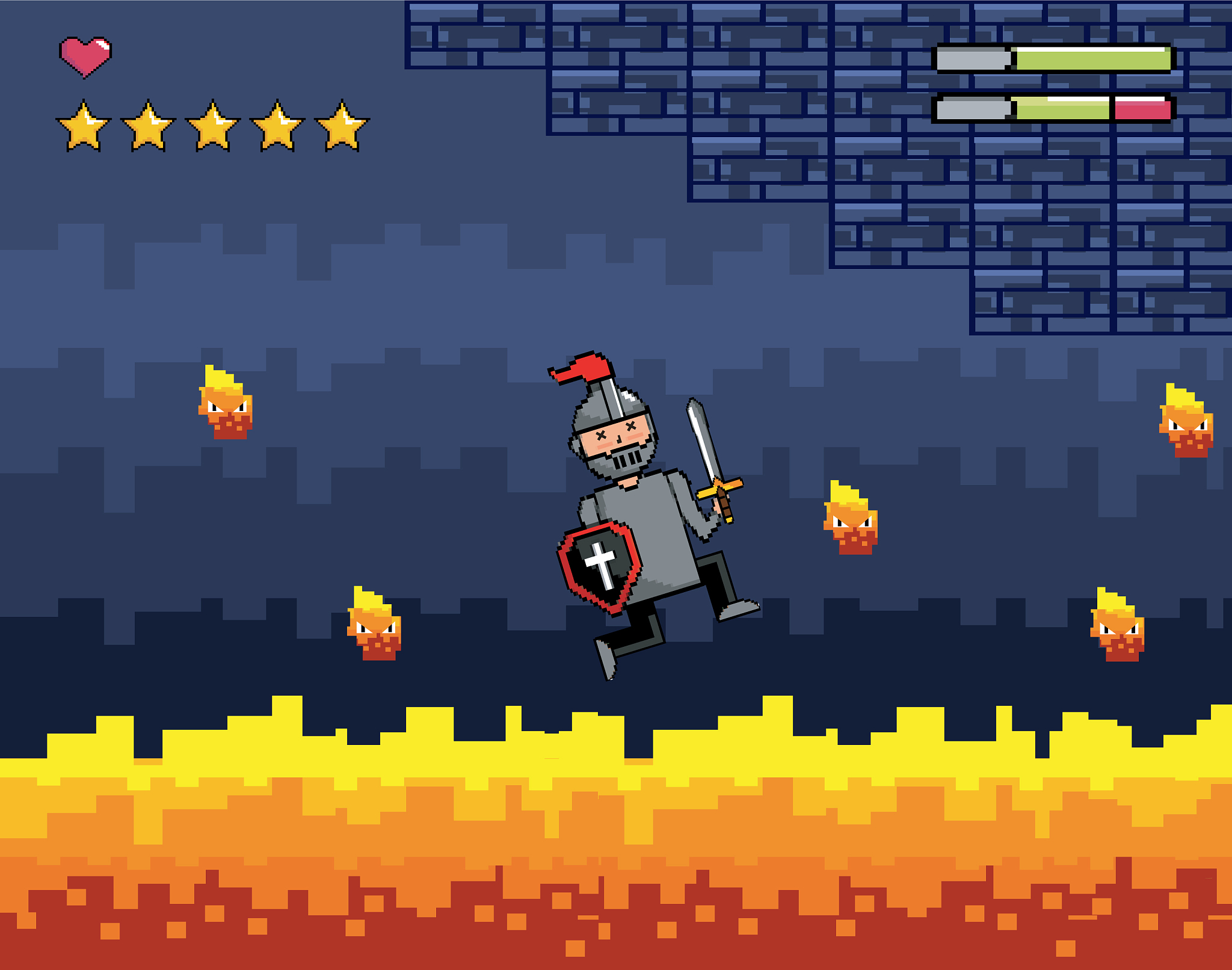 复古像素风平台跳跃游戏名字推荐