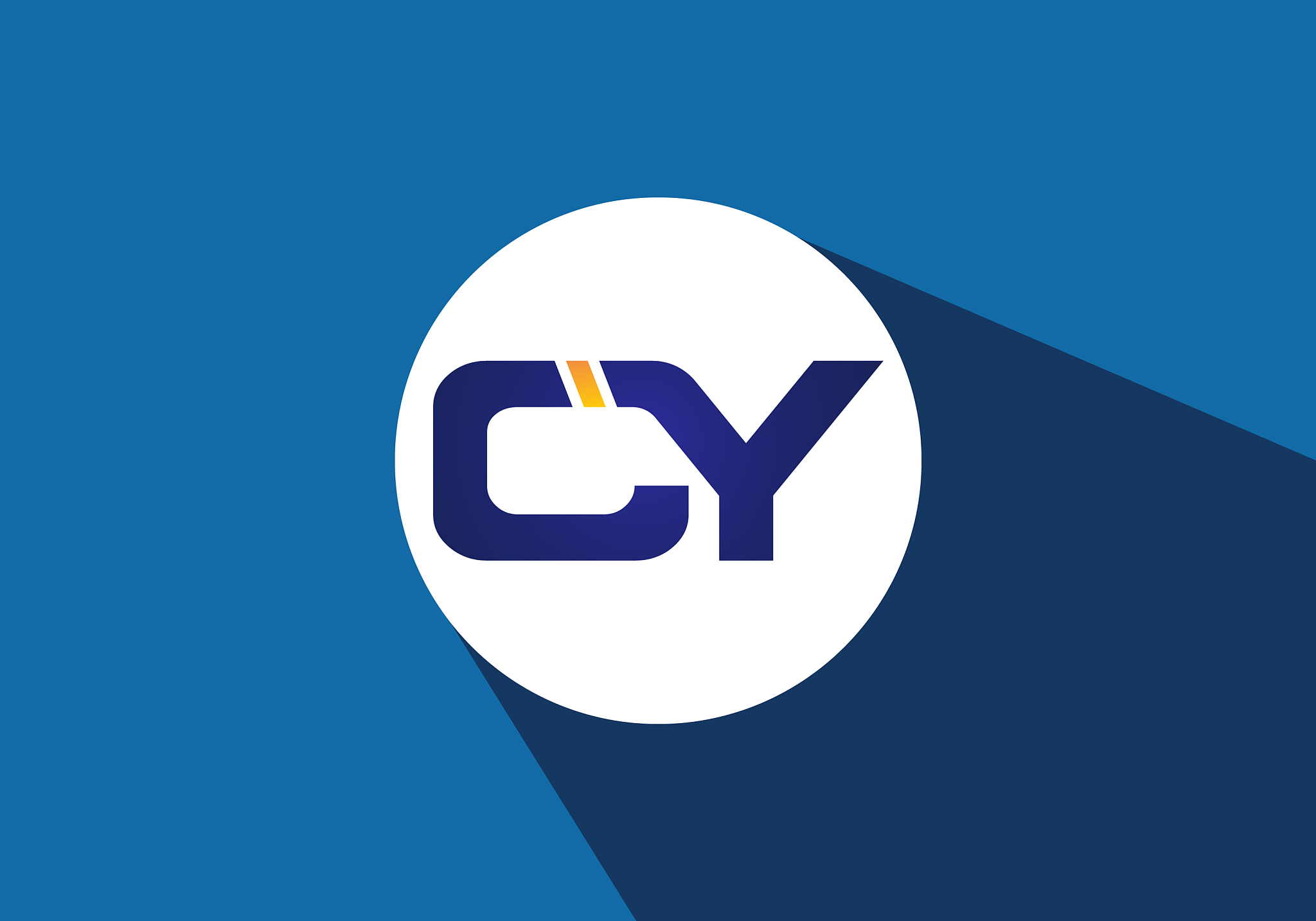 c y initial letter logo design creative modern