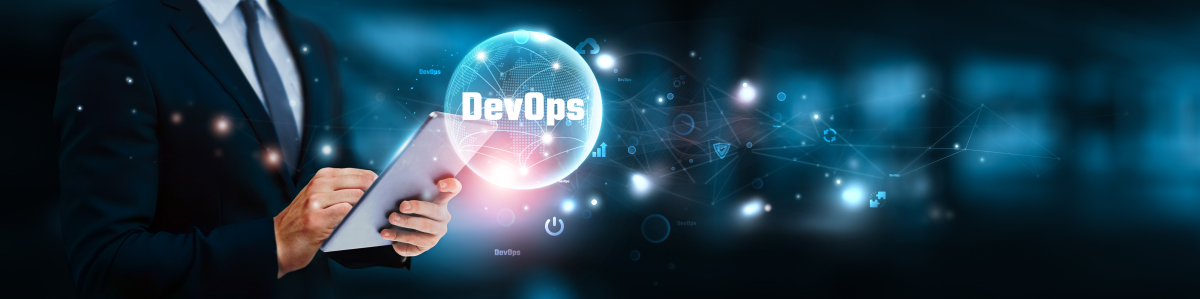 devops,商务人士在持续集成管道,自动化部署工具,基础