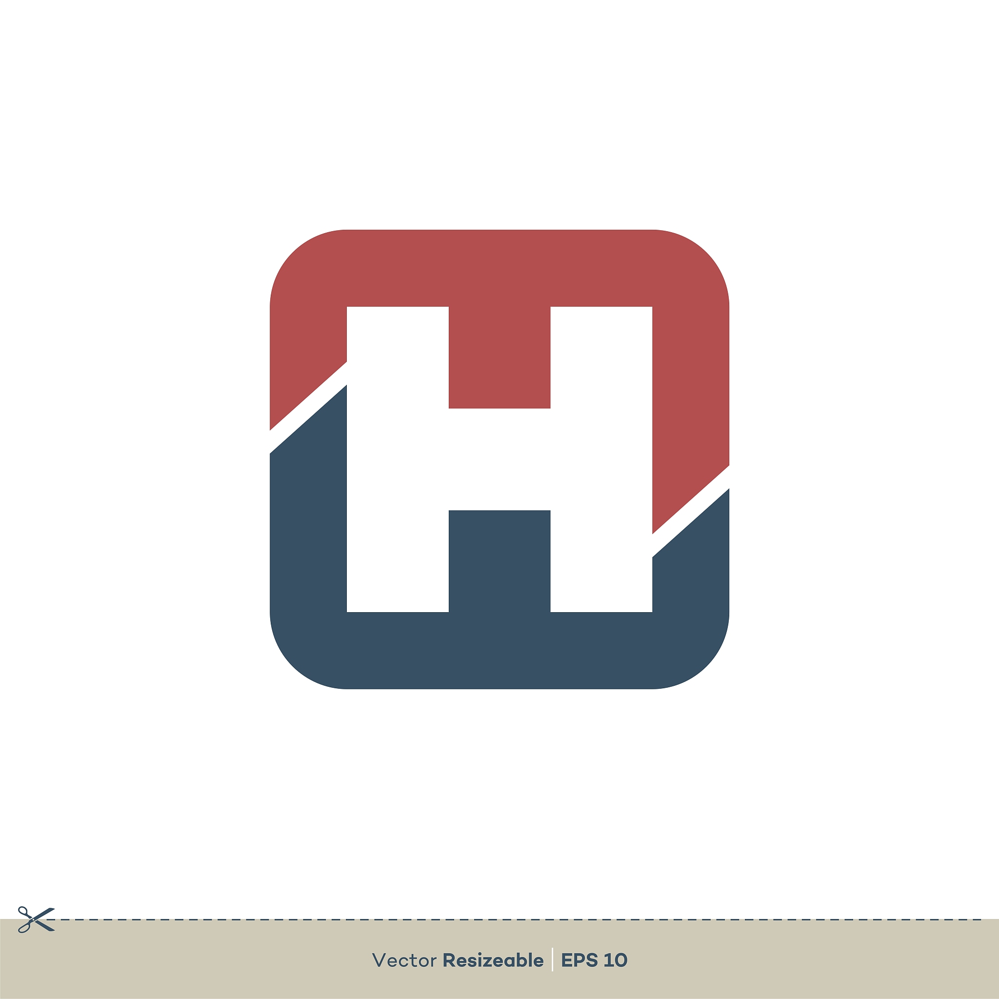 h letter logo template illustration design. vector eps 10.