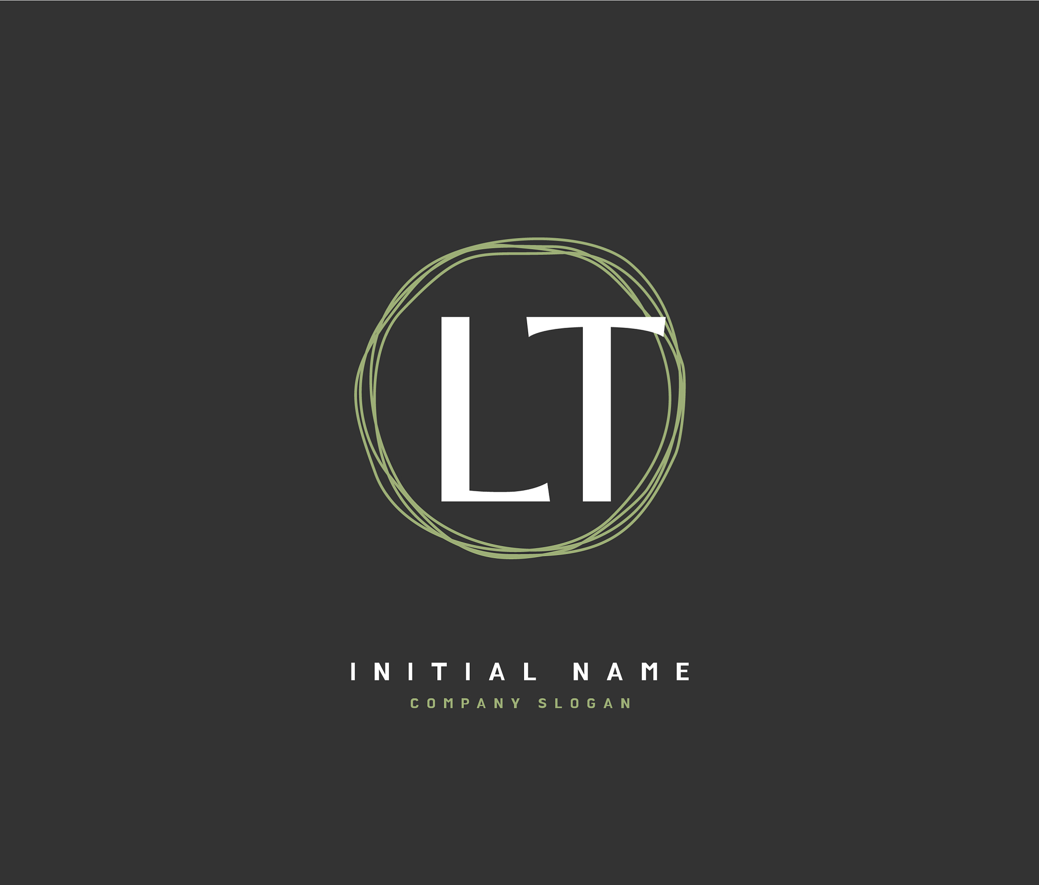 l t lt beauty initial logo handwriting logo of