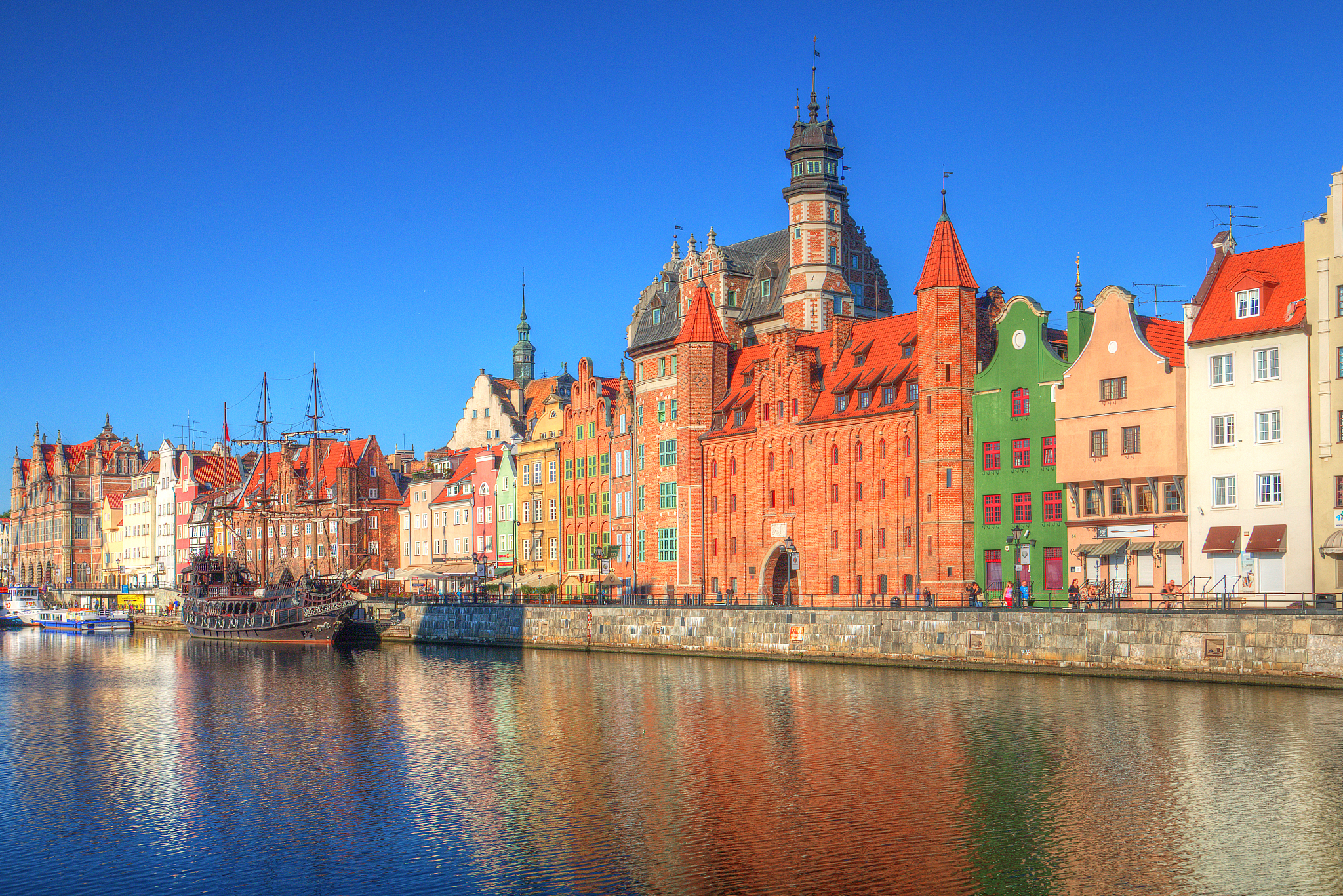 gdansk on a sunny day