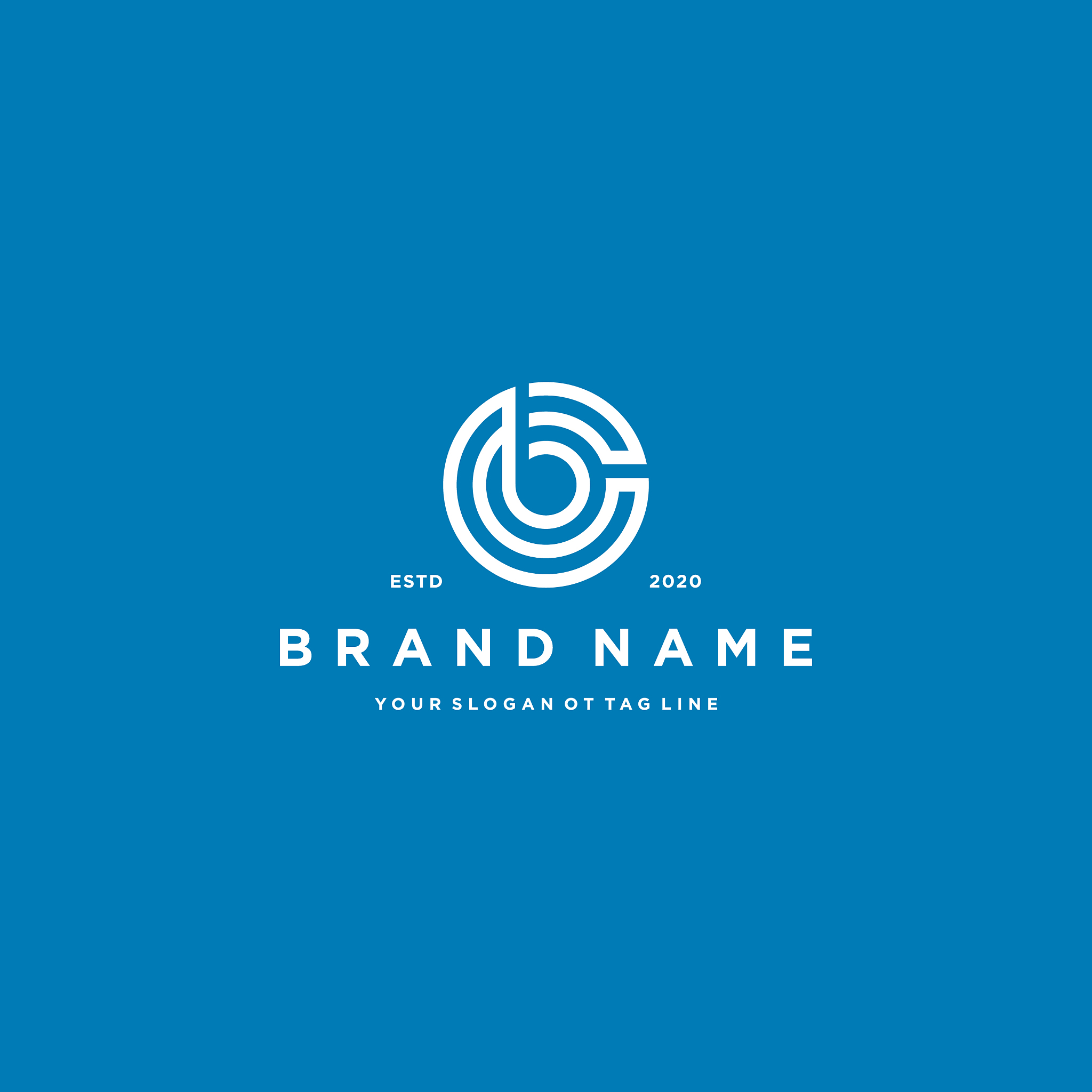 letter cb logo design