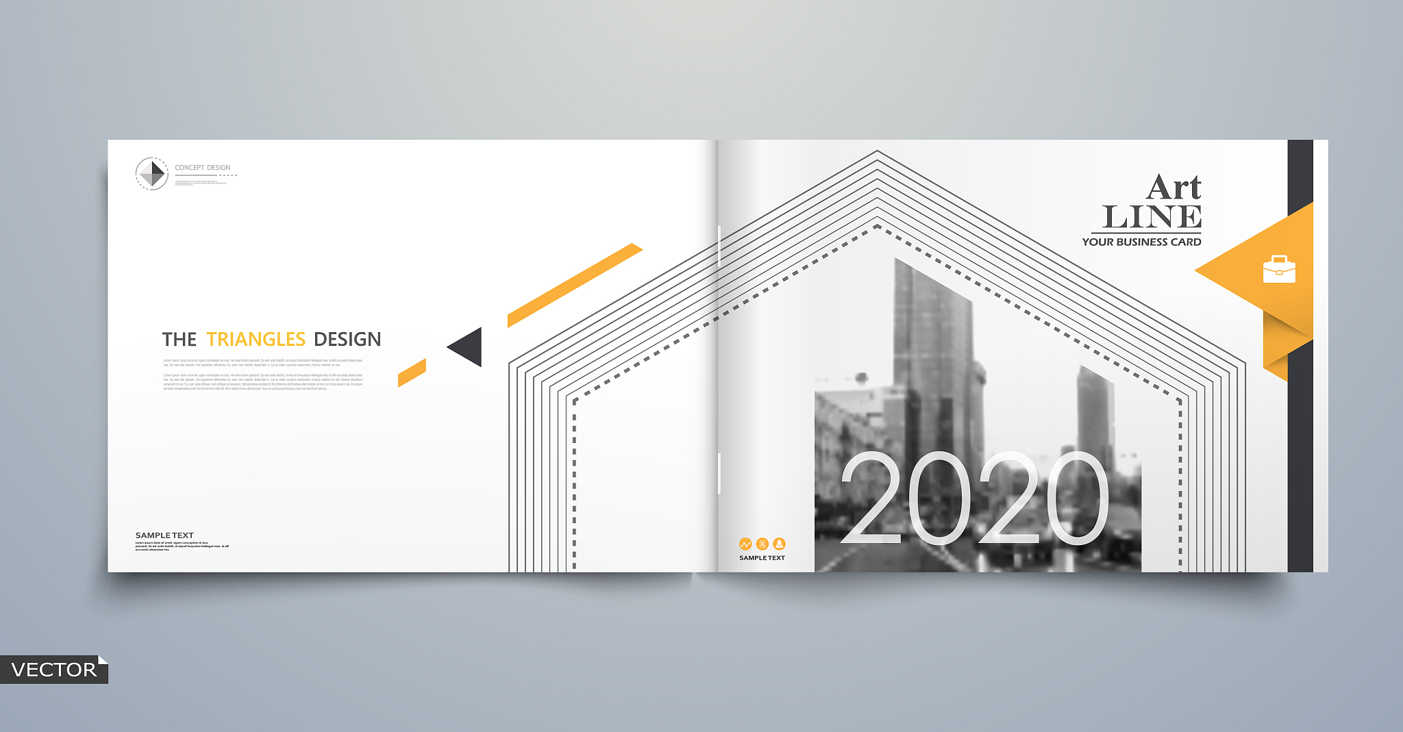 info card style. white a4 brochure cover design. fancy banner bo