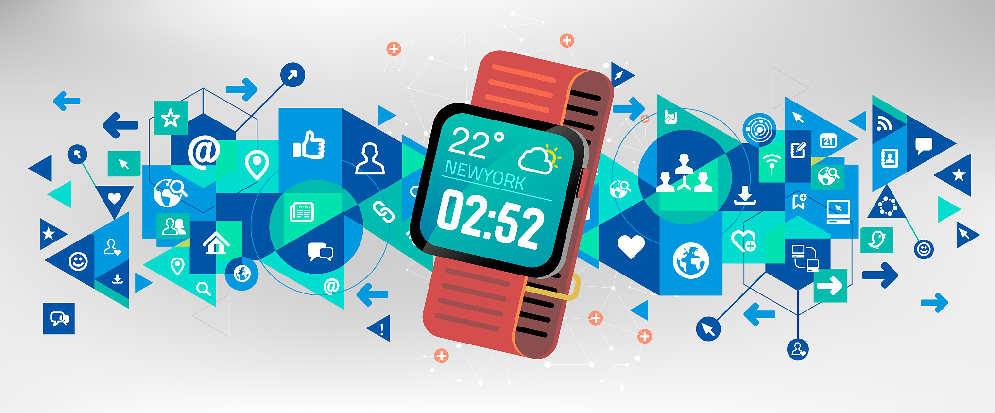 smartwatch for social network