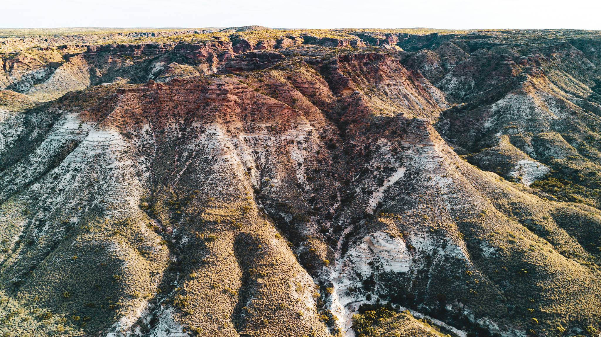 rock formations on landscape