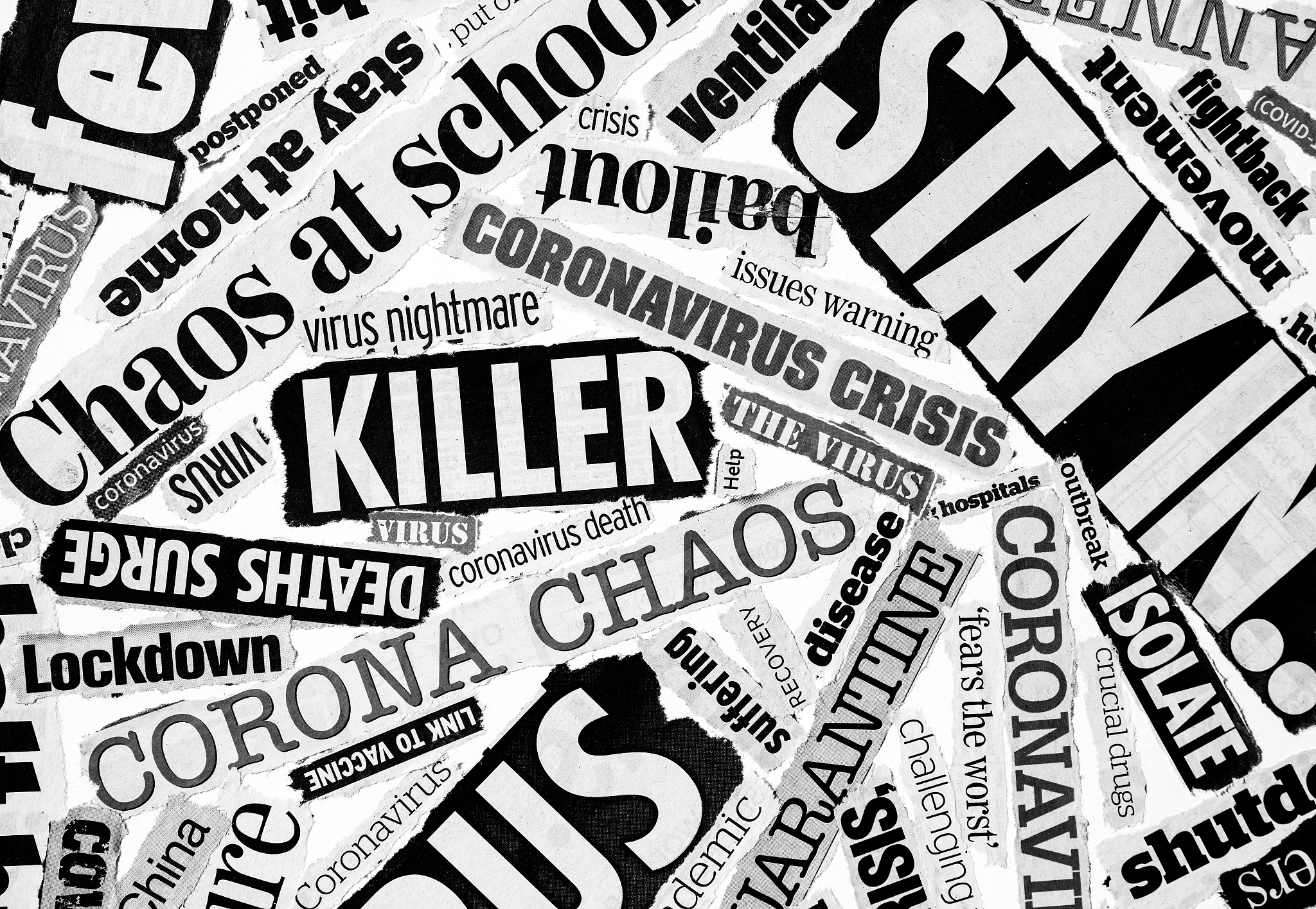 coronavirus pandemic newspaper headlines