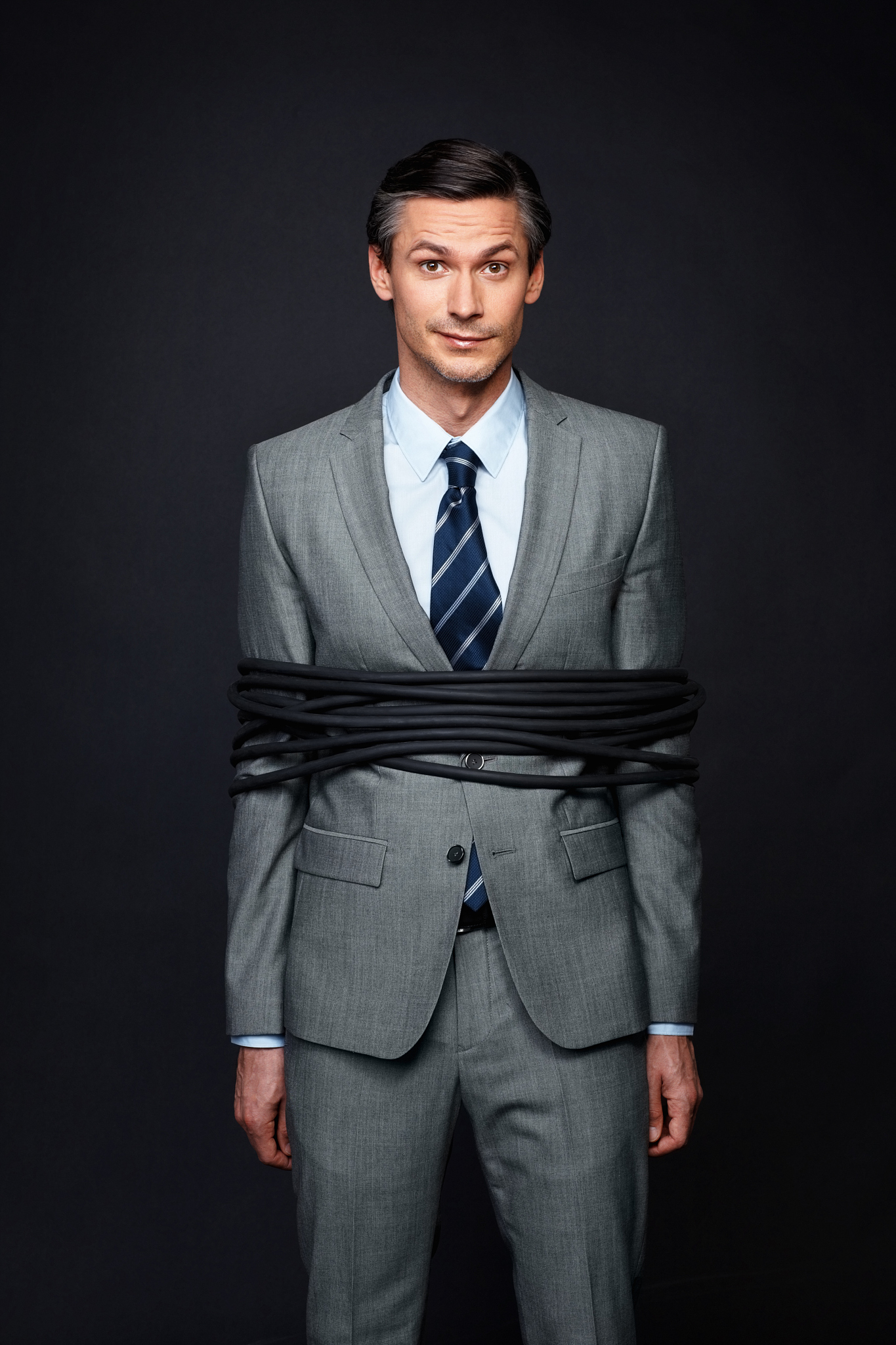 executive tied up