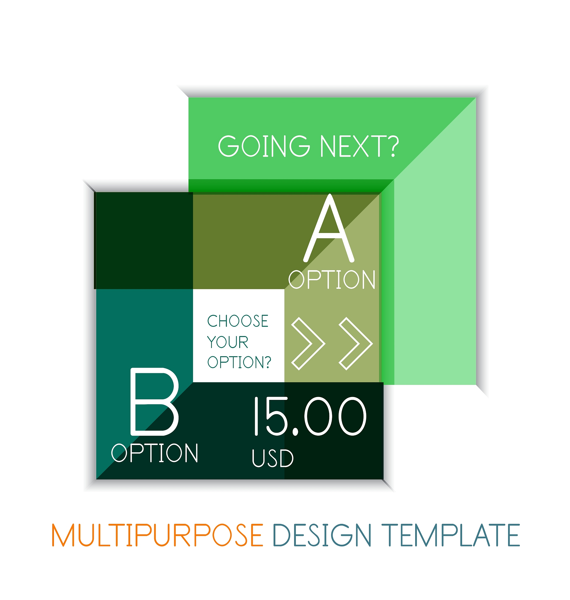 transparent geometric shaped infographic templates