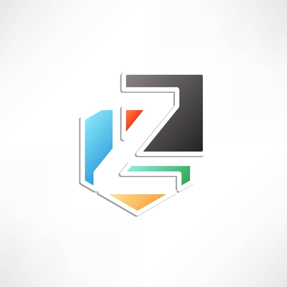 abstract icon based on the letter