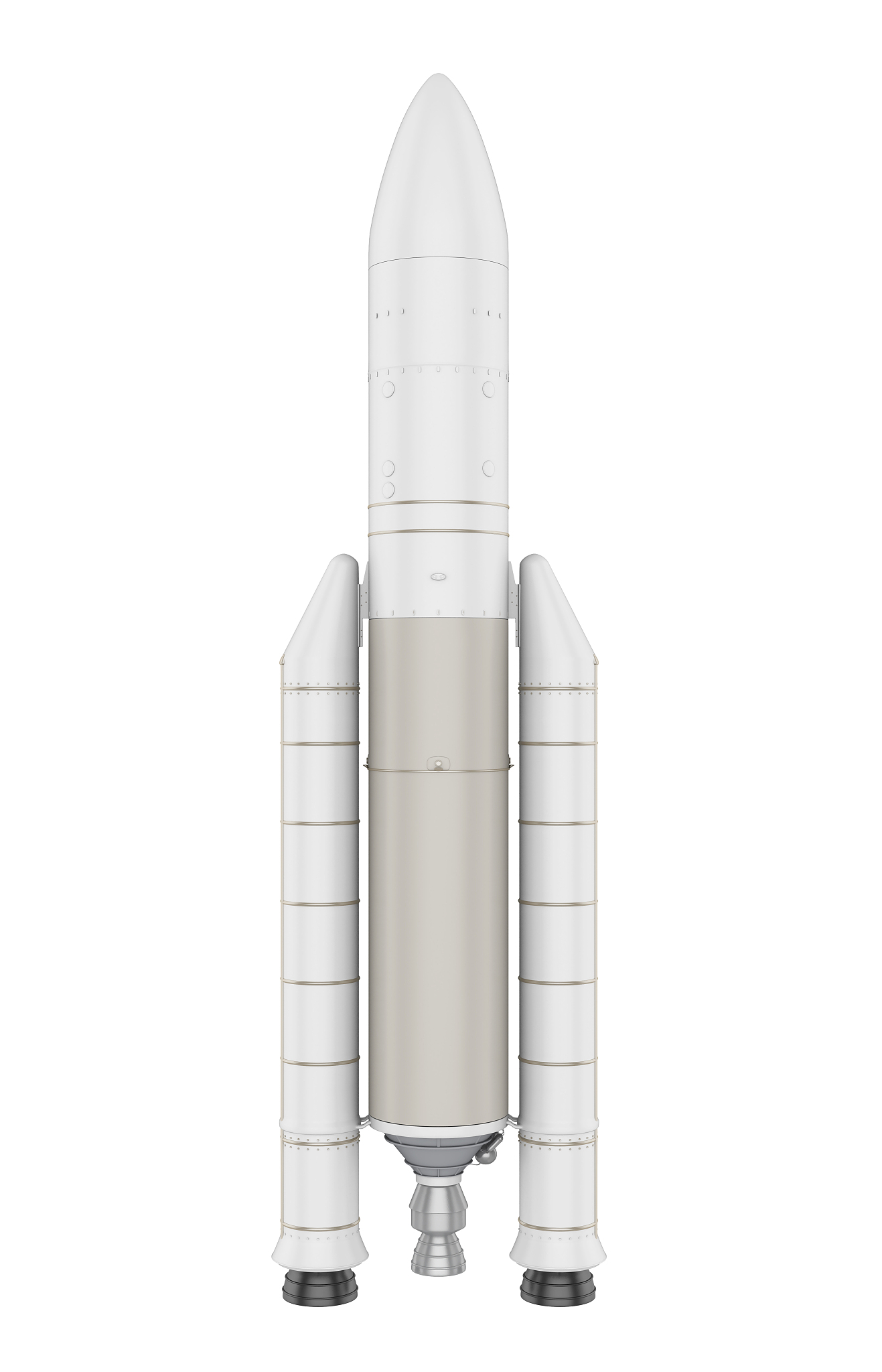 space rocket isolated