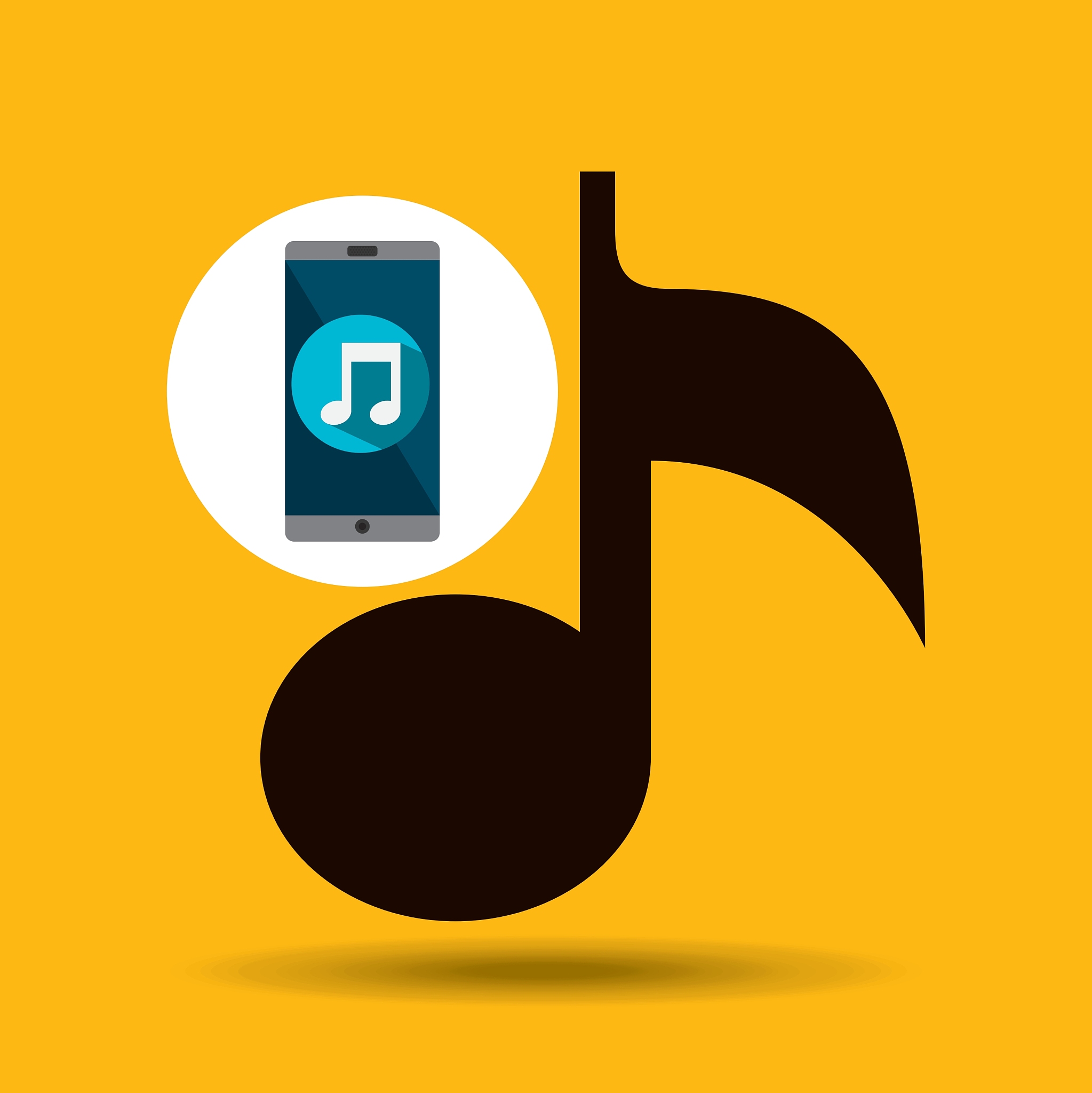 smartphone music note online
