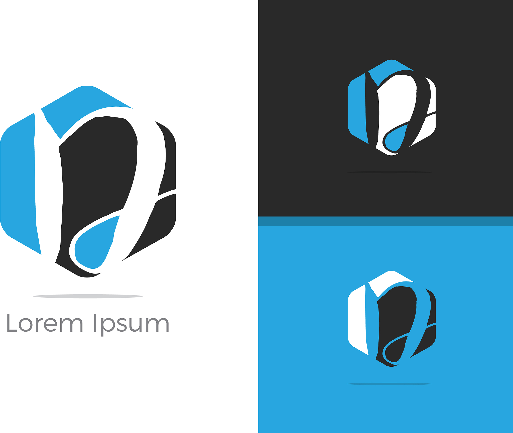 d letter logo design
