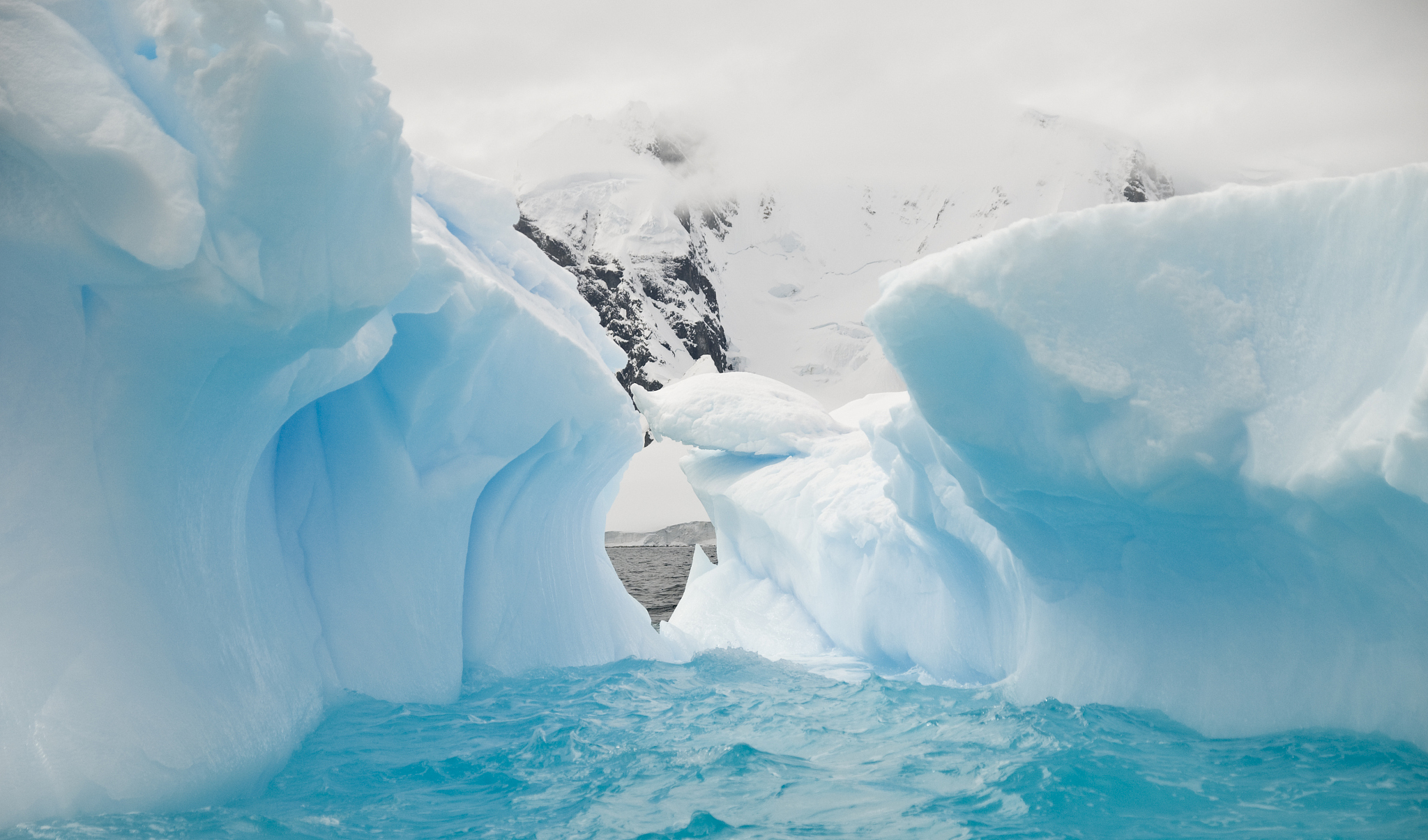 antarctic ice cave