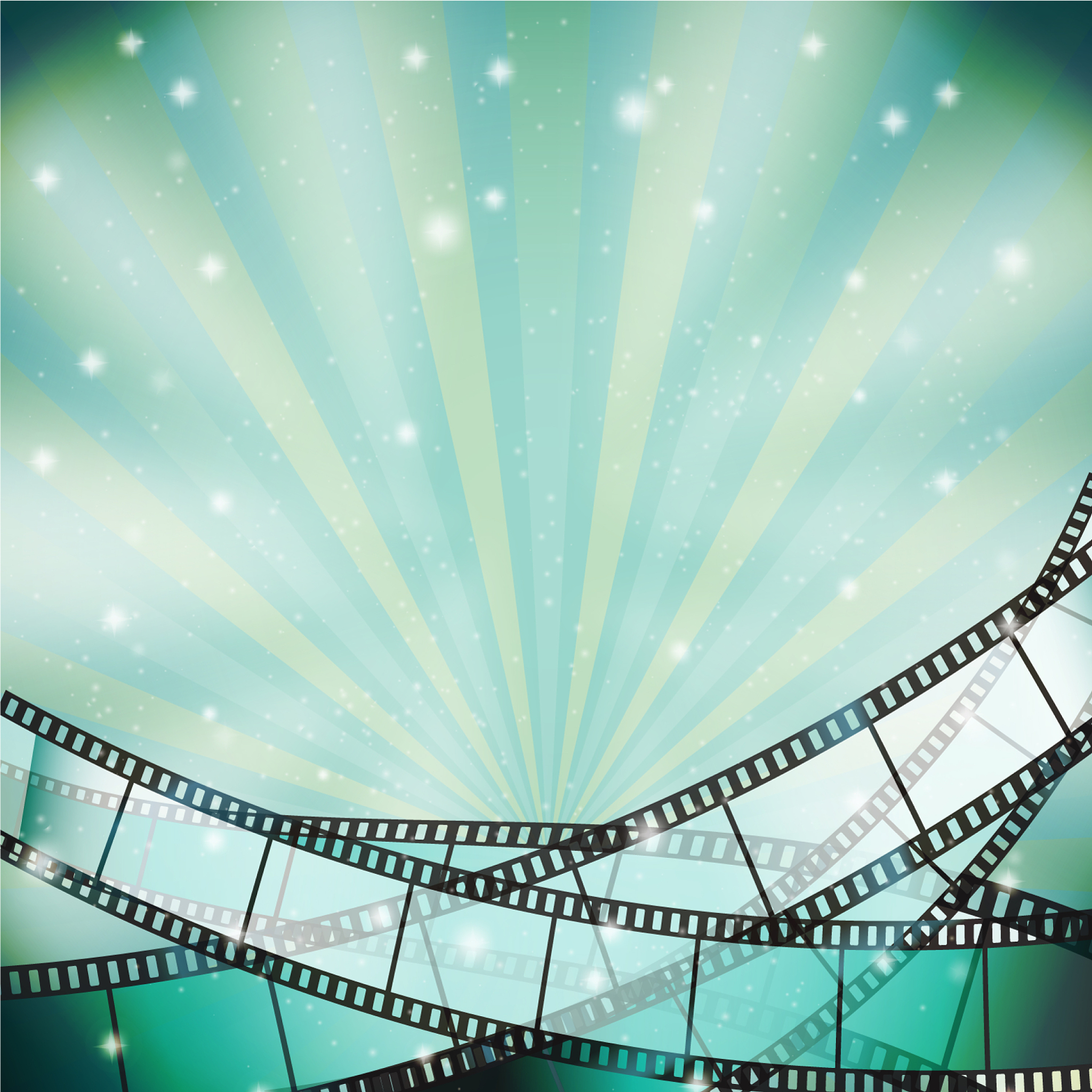 film background retro blue