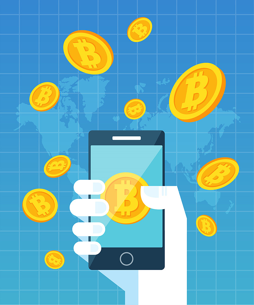 bitcoin vector illustration