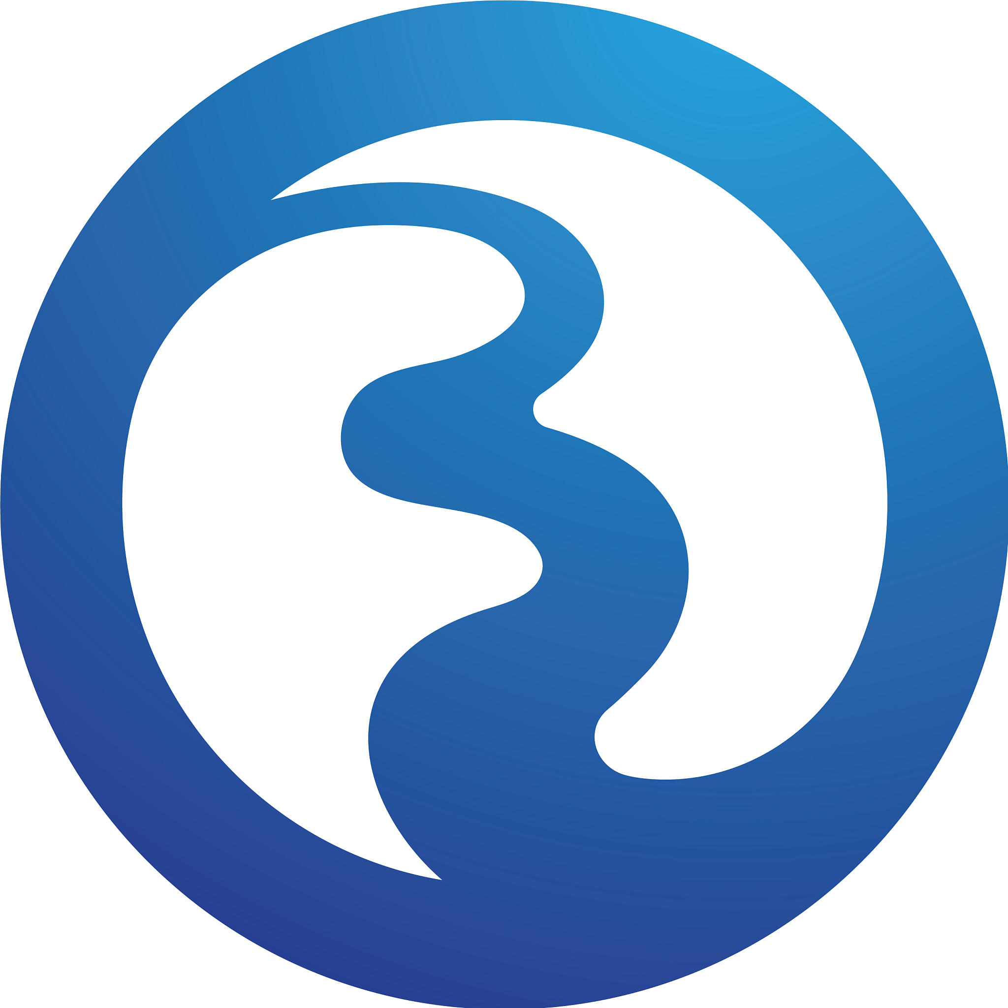 river logo template icon