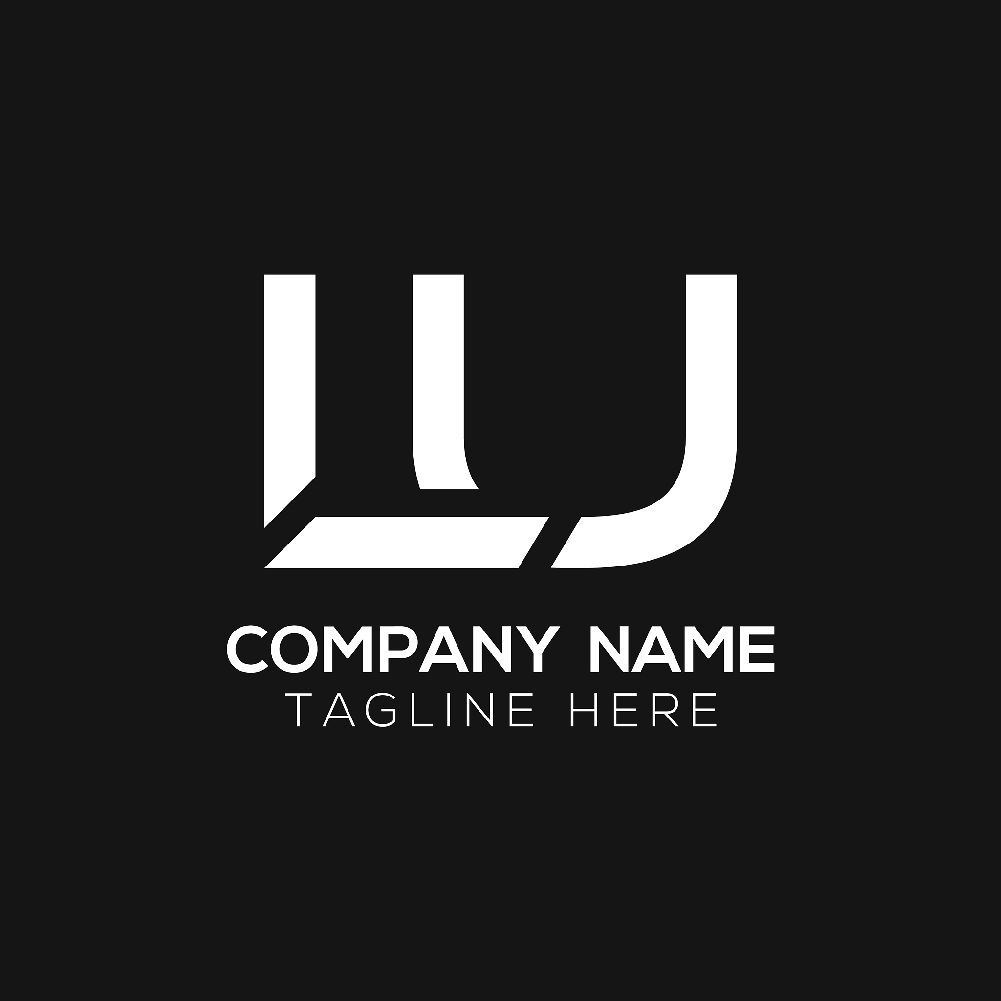 initial lv letter business logo design template