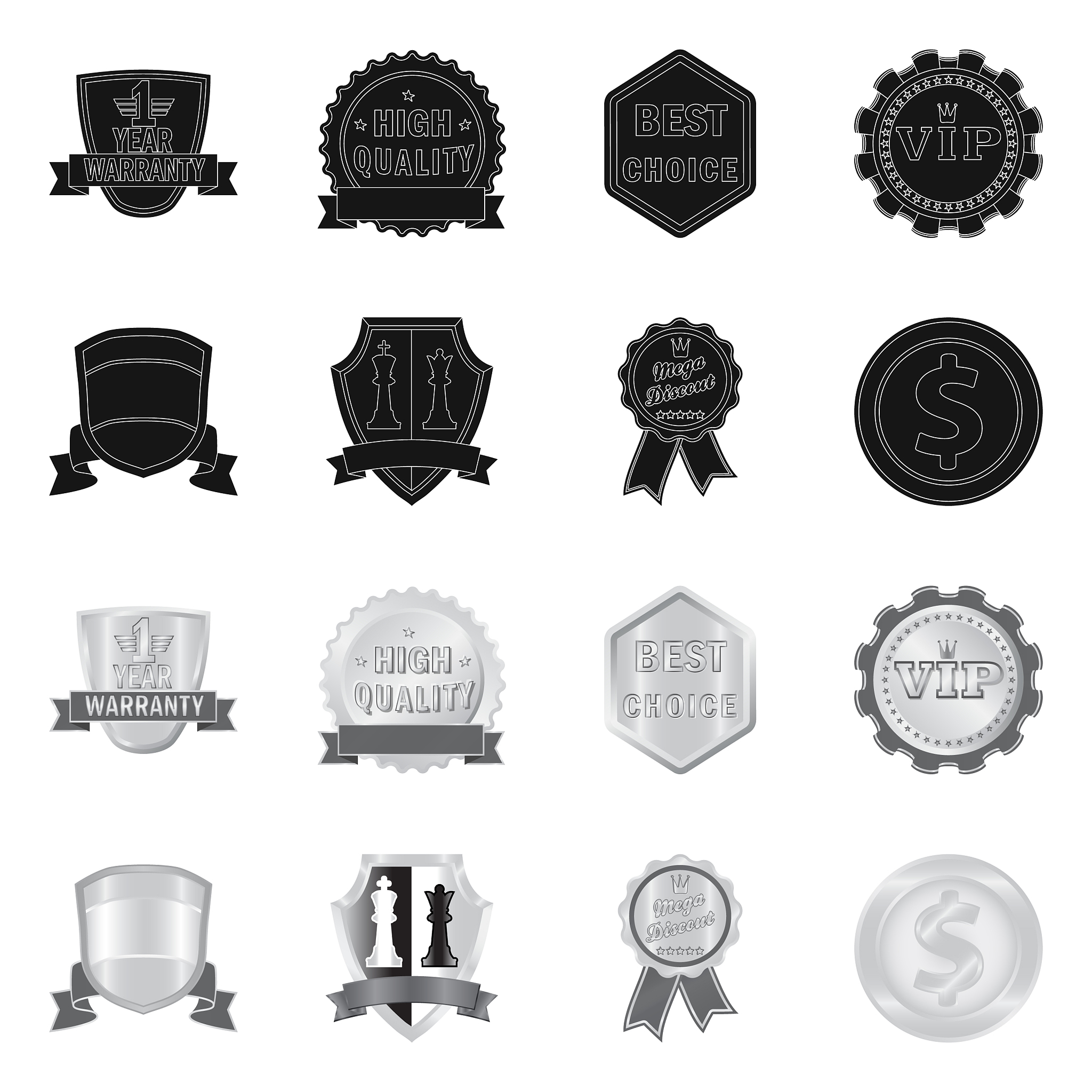 emblem and badge logo