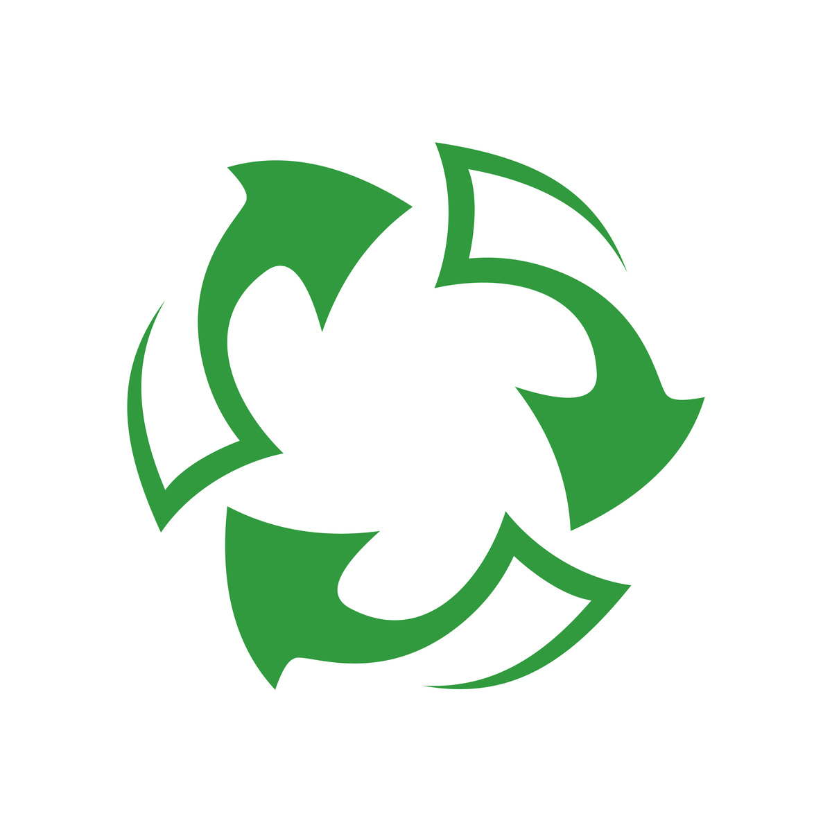 回收标志图标设计矢量素材模板插画