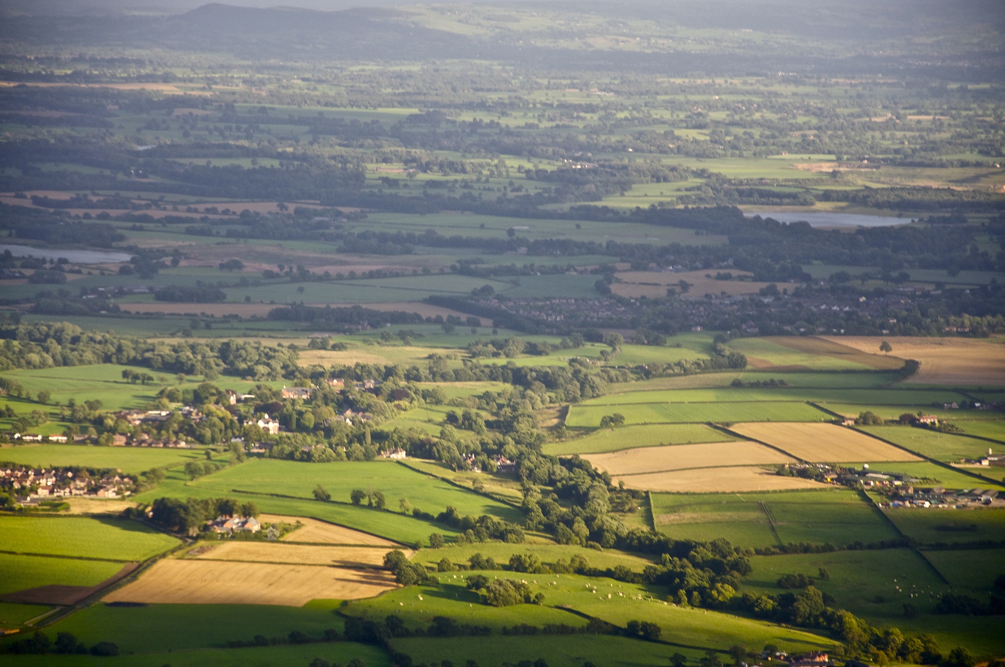 english meadows from air