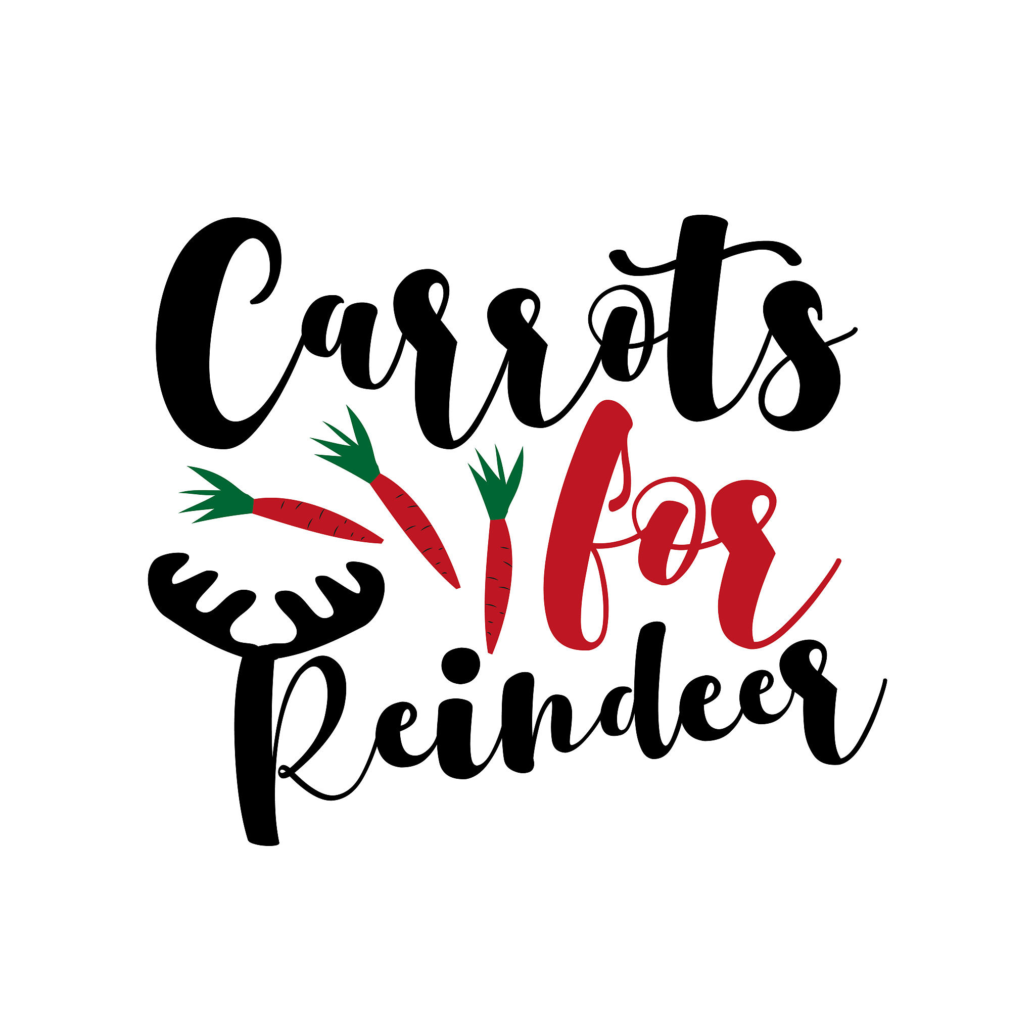 carrots for the reindeer -christmas holiday quotes.