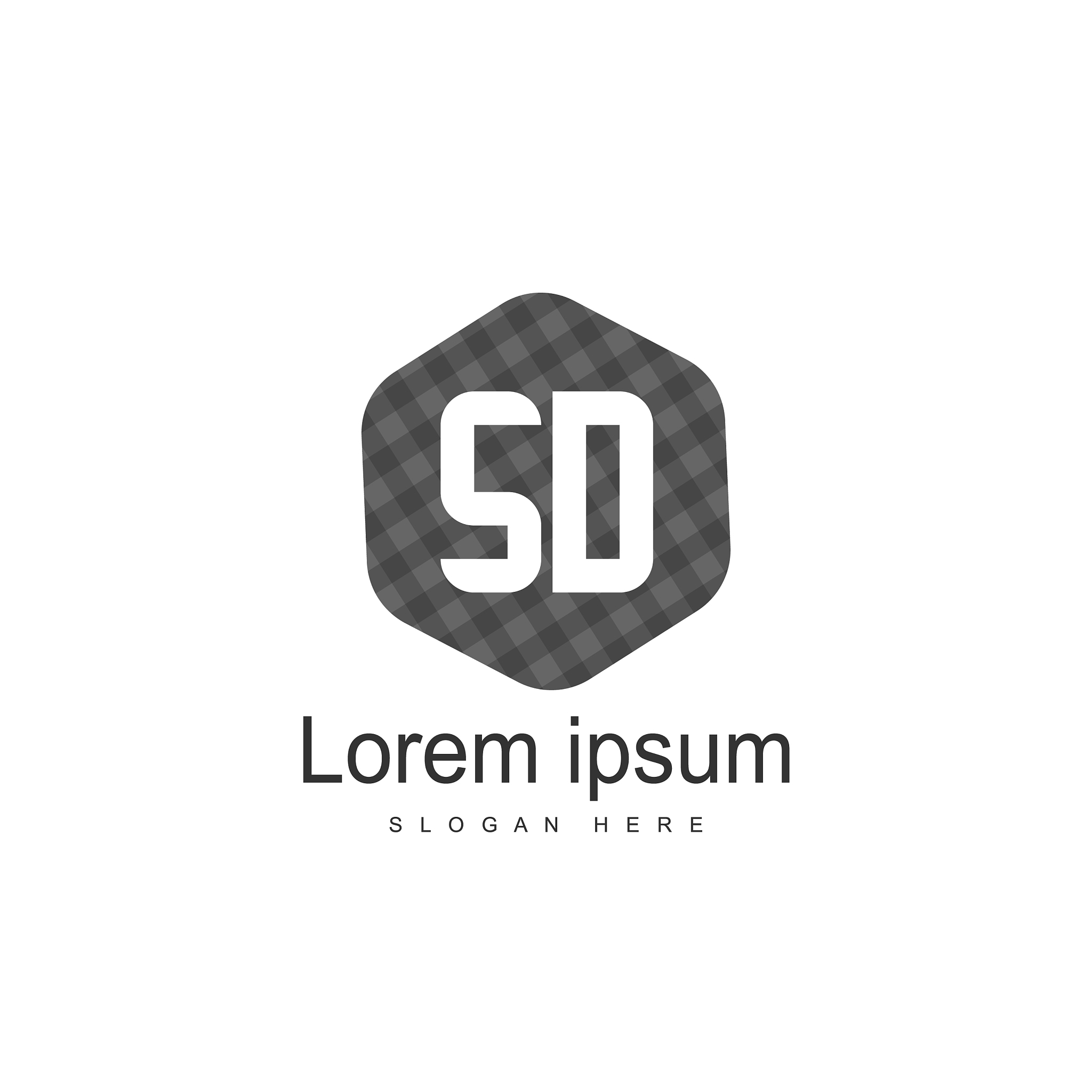 sd letter logo design initial letter sd logo