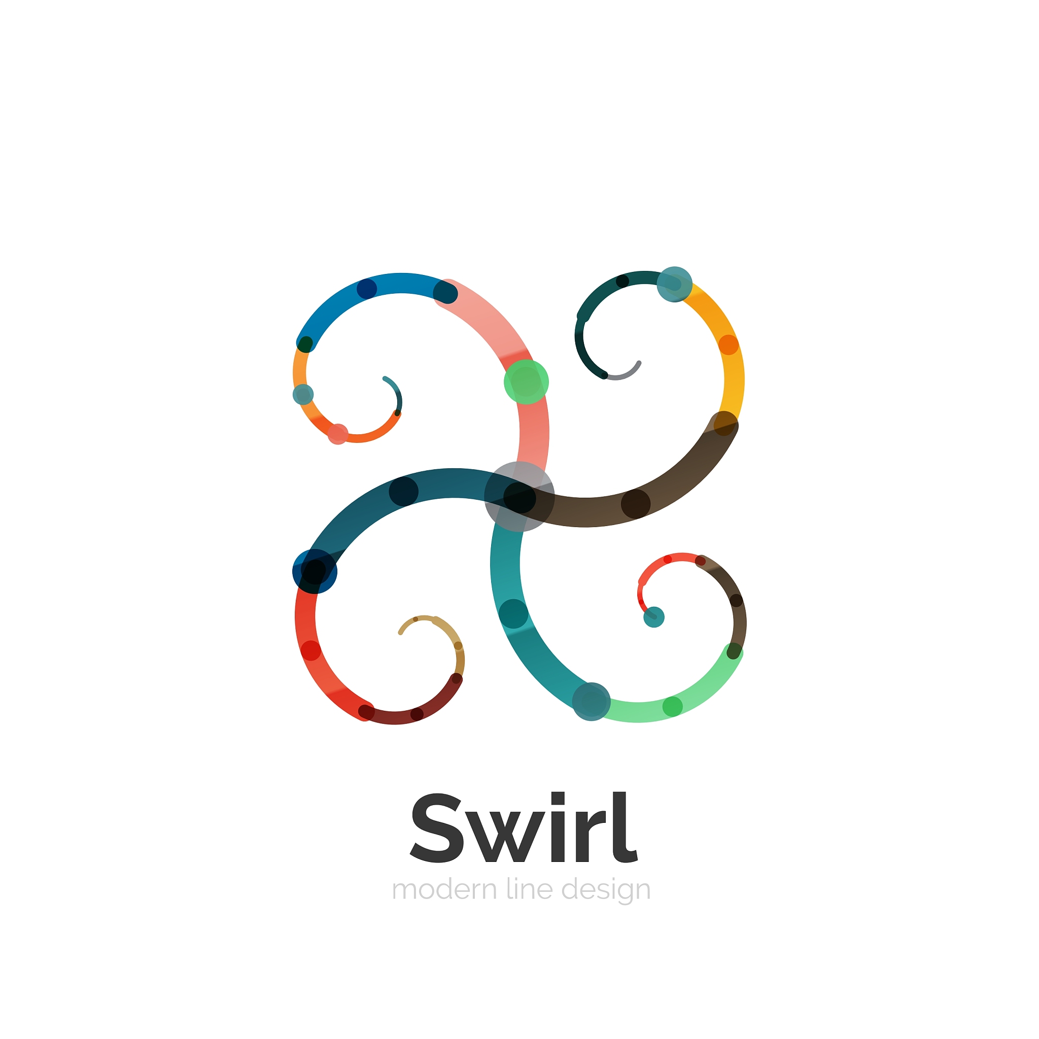 swirl circle logo