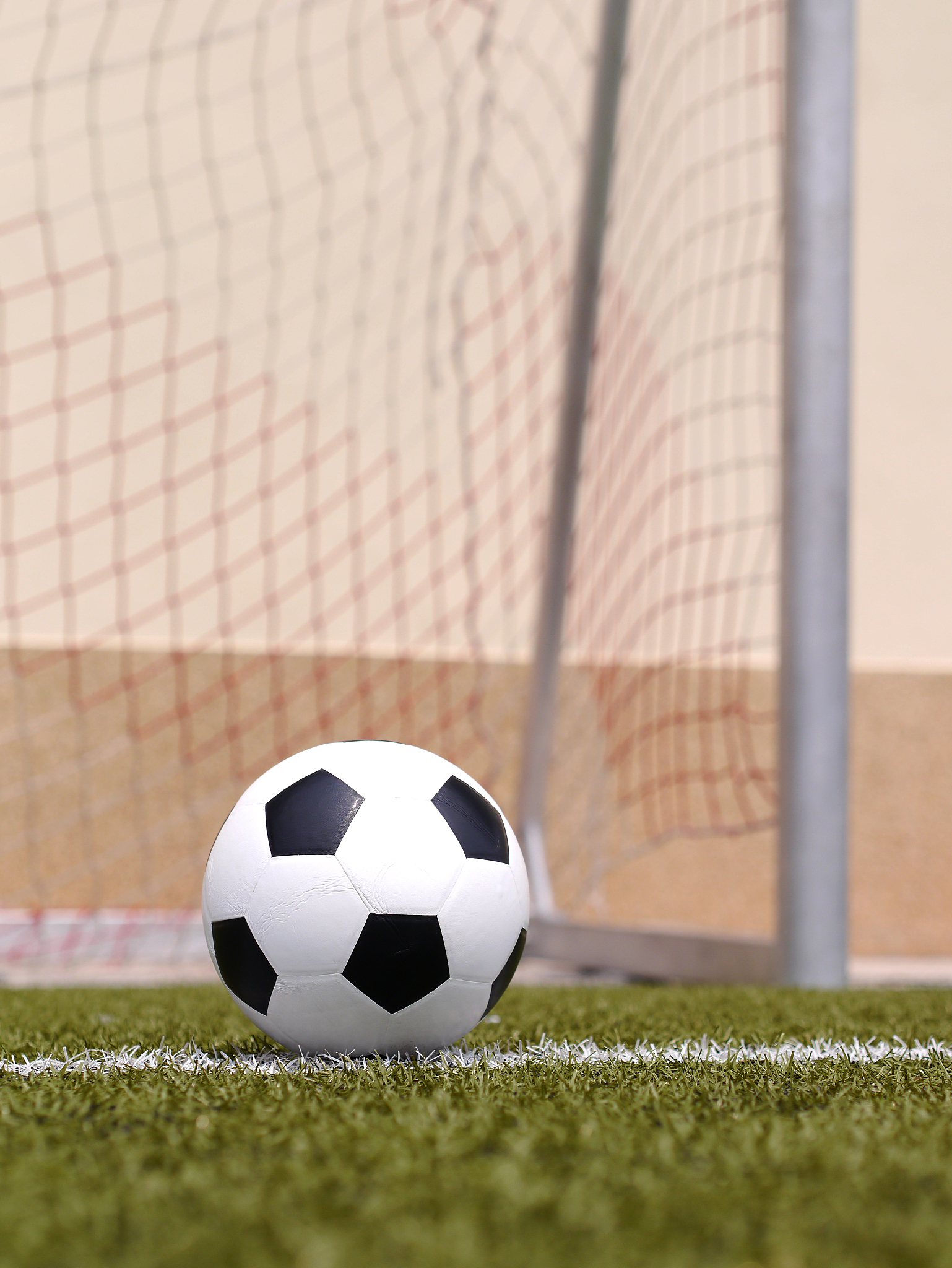 soccer ball on field