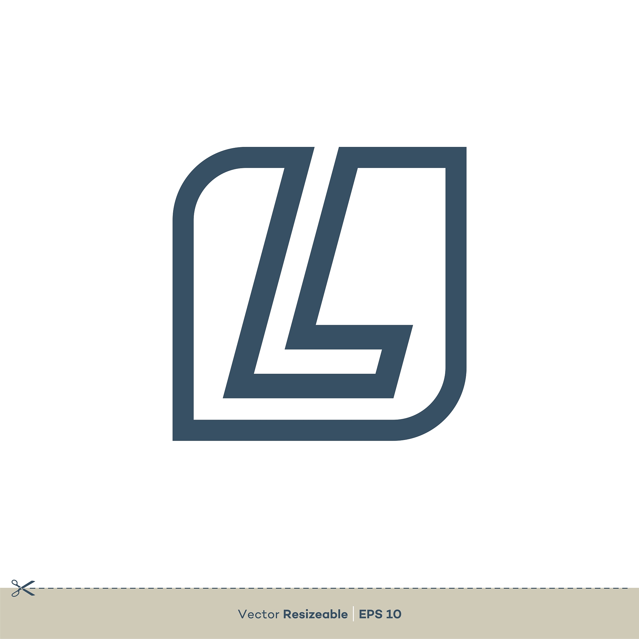 l letter logo template illustration design. vector eps 10.
