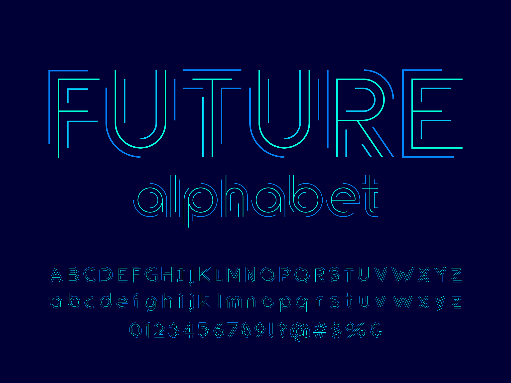 科技感的字体有什么