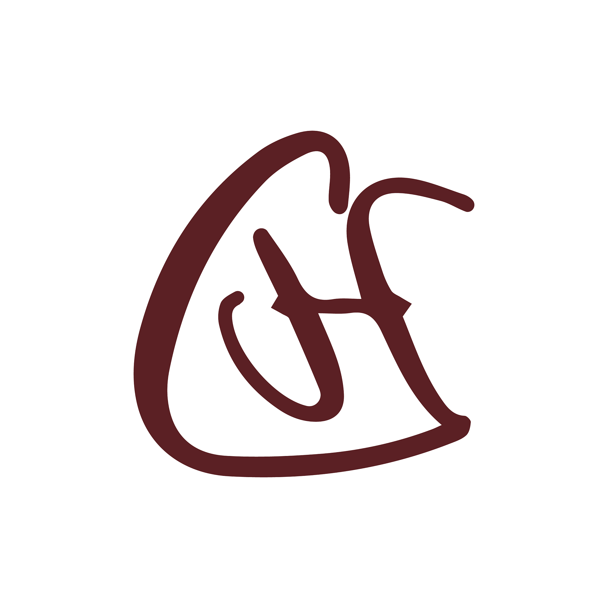 initial letter ch or hc logo design template