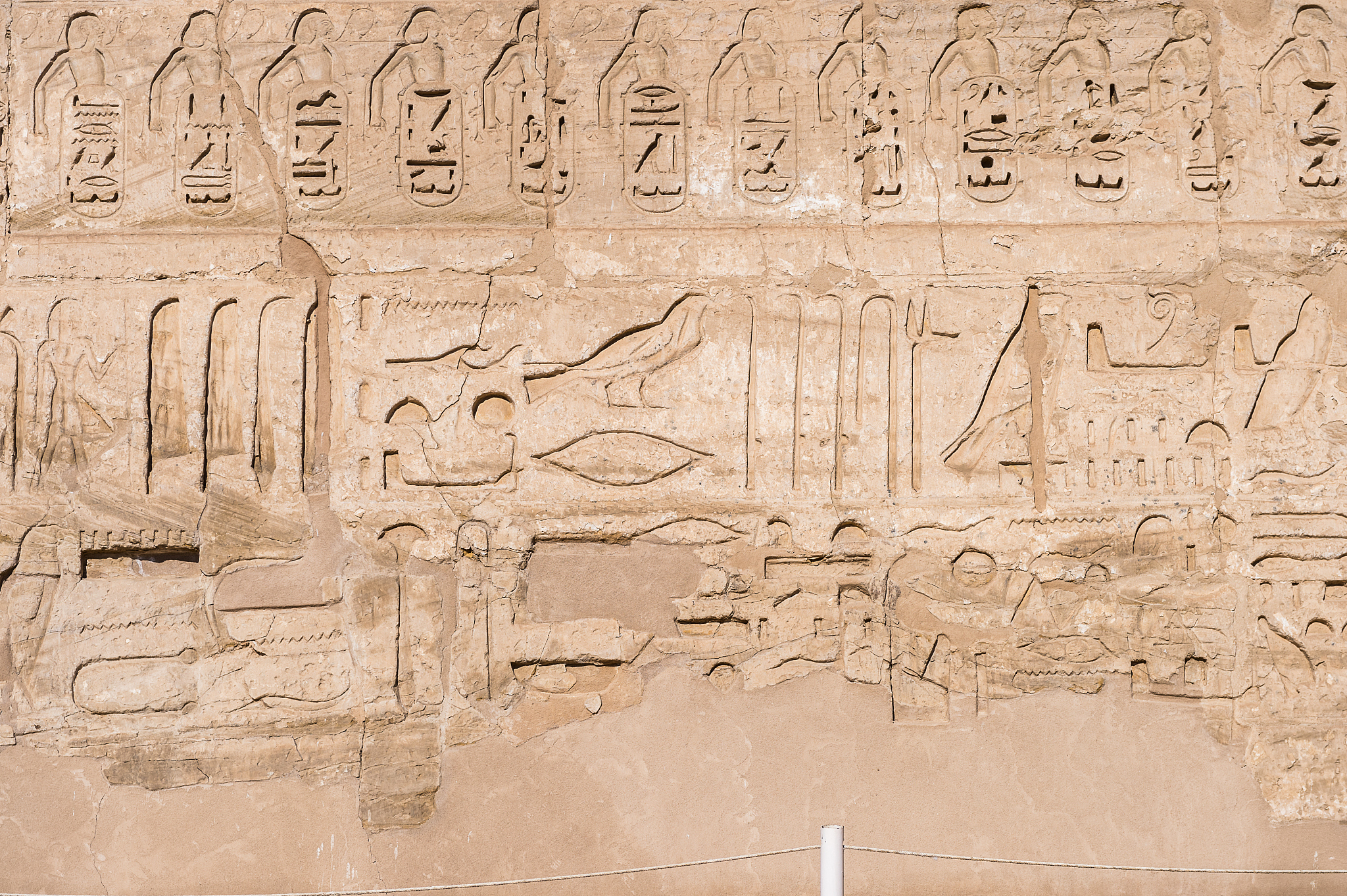 mortuary temple of ramesses iii, luxor, egypt