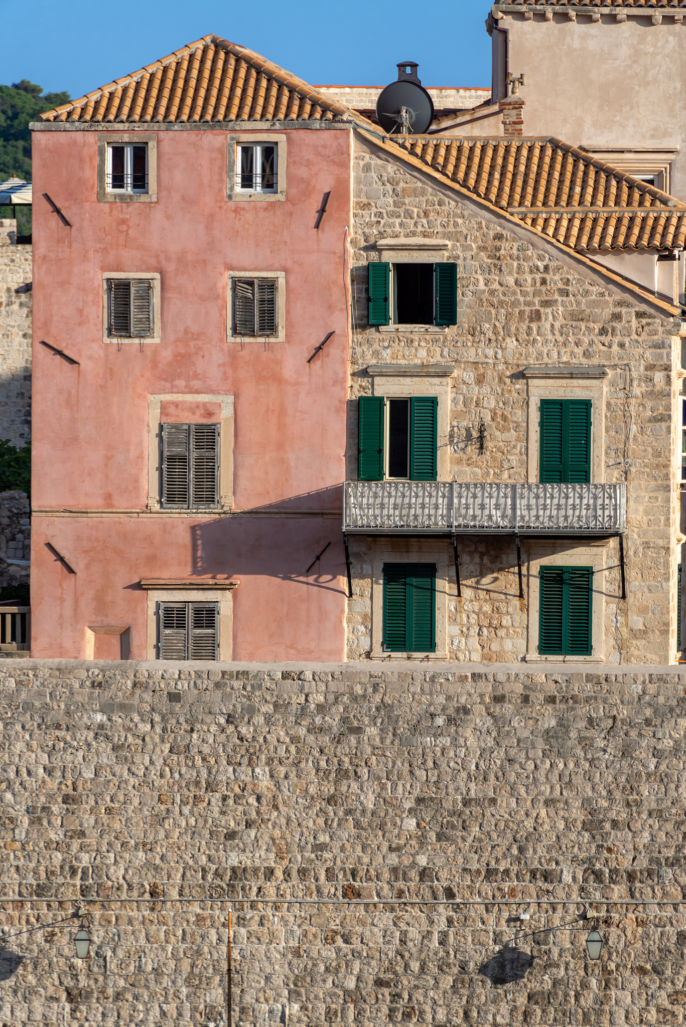 historic houses in dubrovnik, croatia