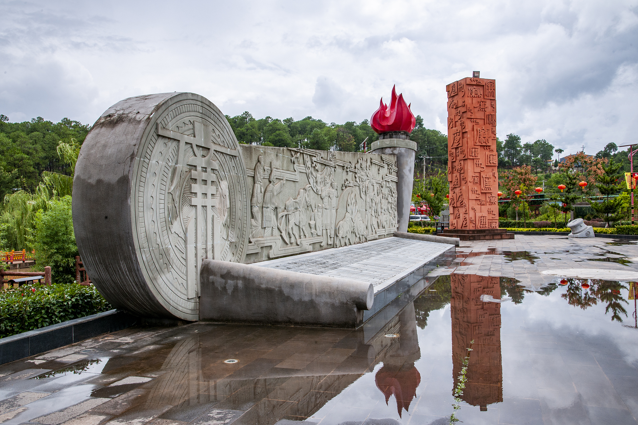 今天到楚雄市太阳历公园的游记