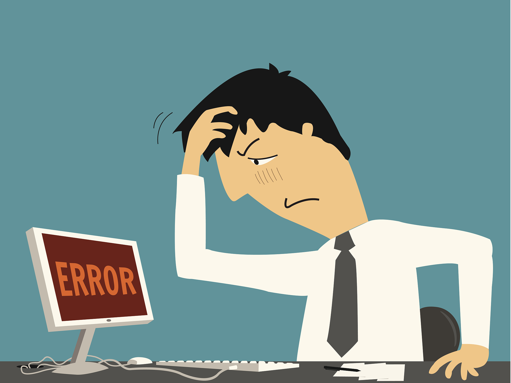 error again
