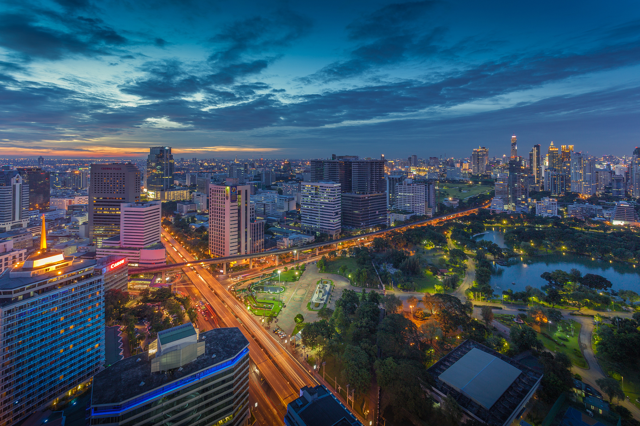 bangkok night light