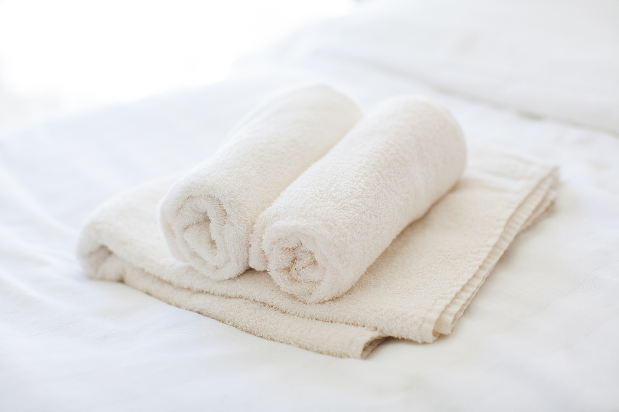 clean towel in the room