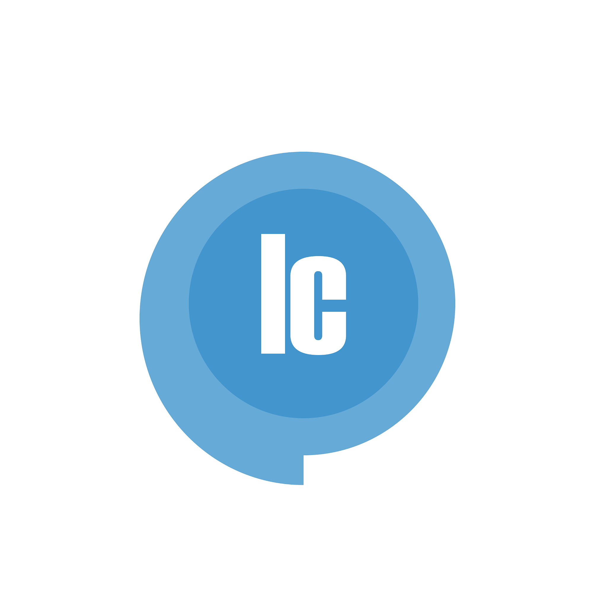 initial letter logo lc template design