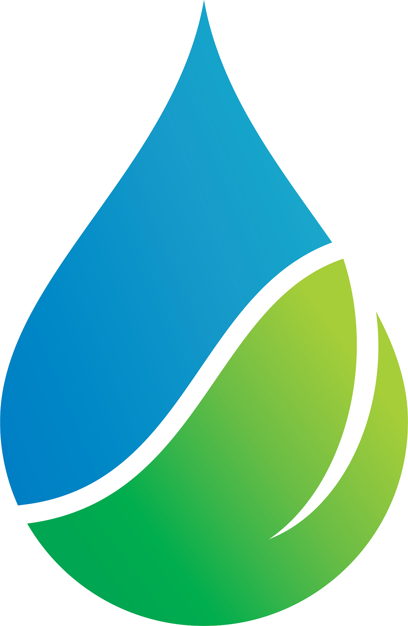 water drop leaf ecology abstract logo image
