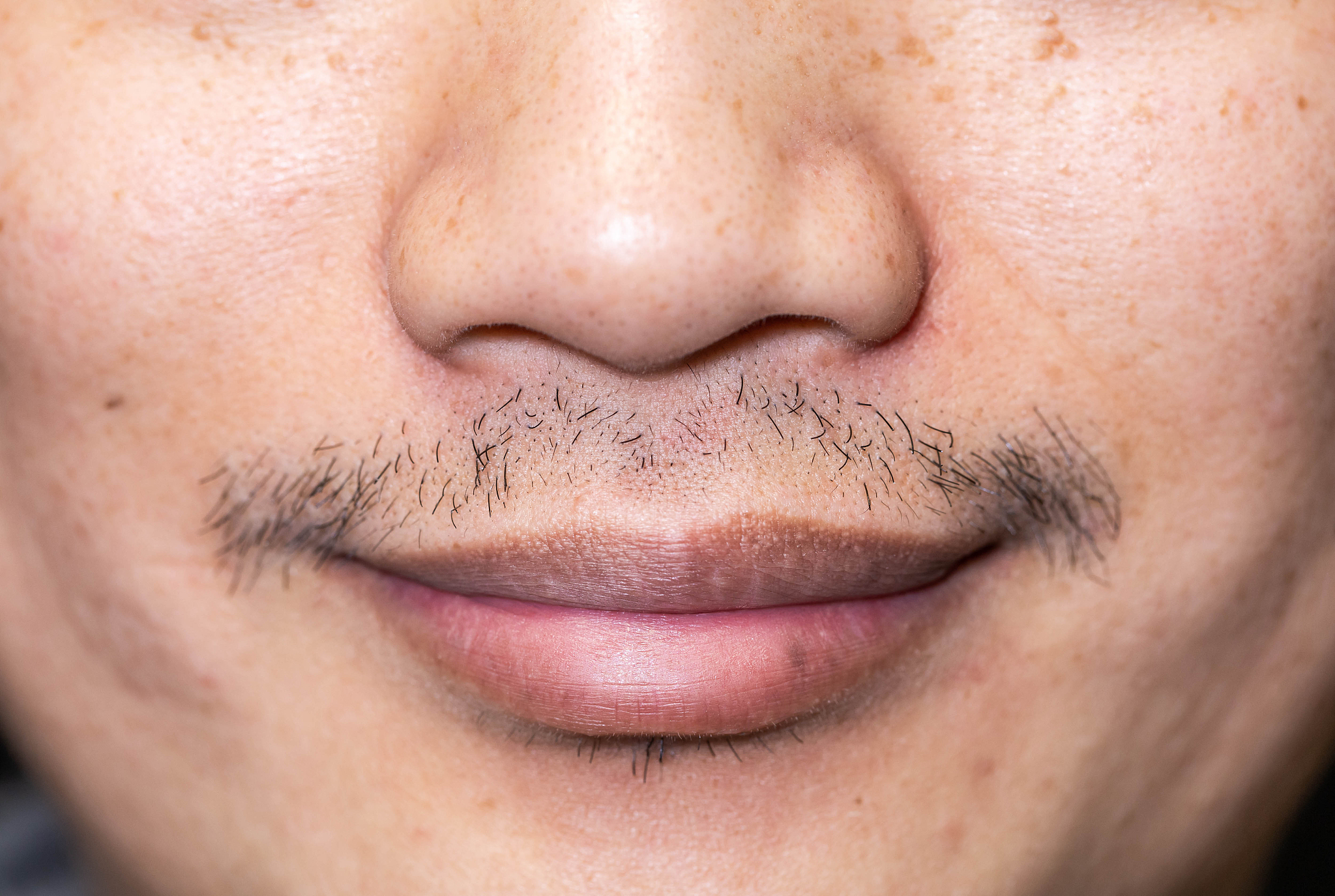 adult male lower half face